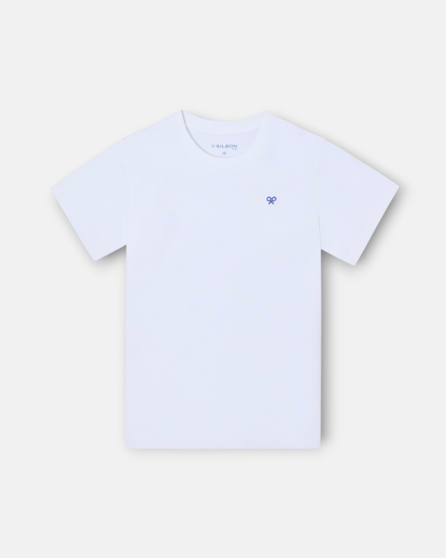 Camiseta de niño play & pizza - Silbon - Blanco Blanco-5