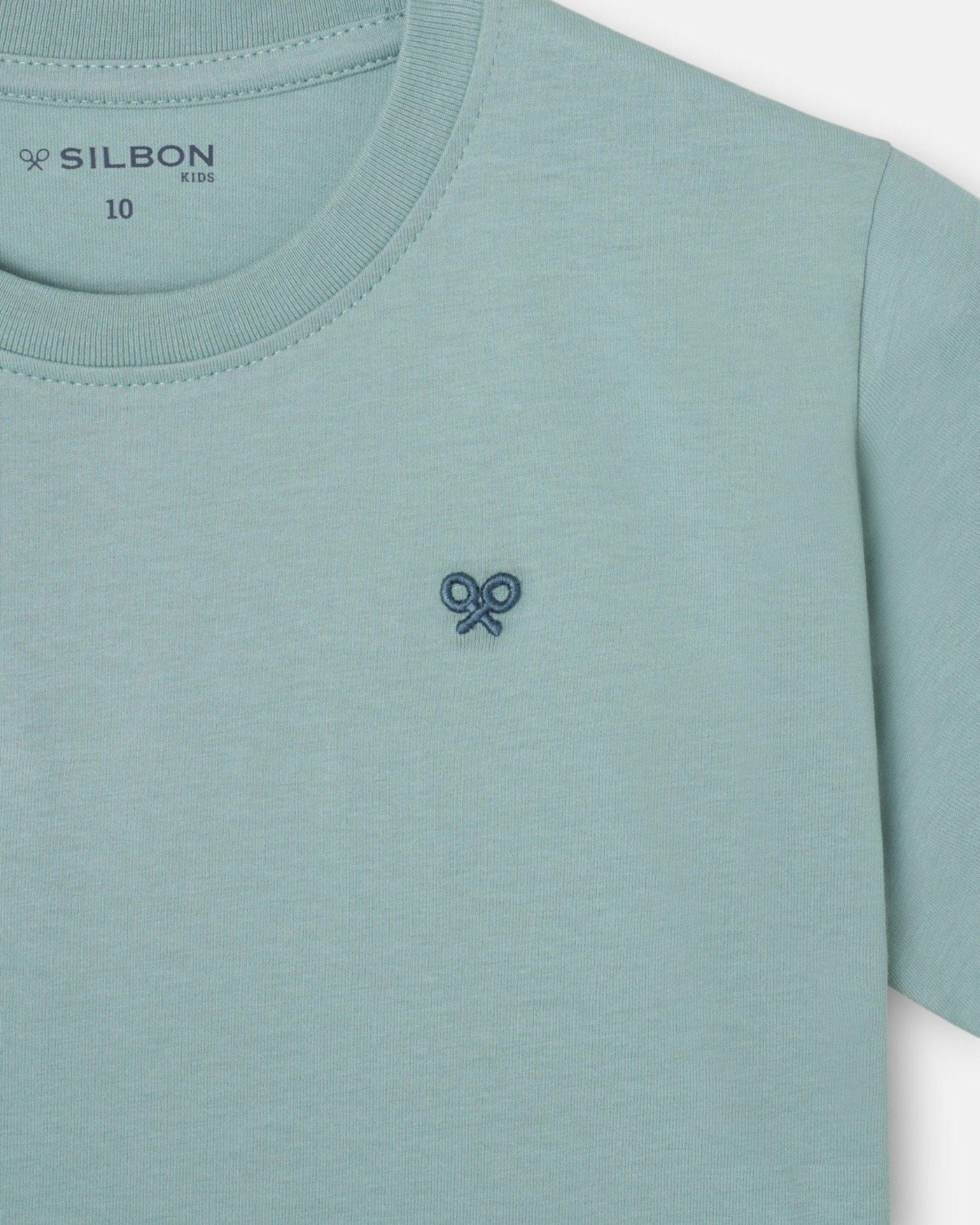 Camiseta de niño play & pizza - Silbon - Verde Verde-3