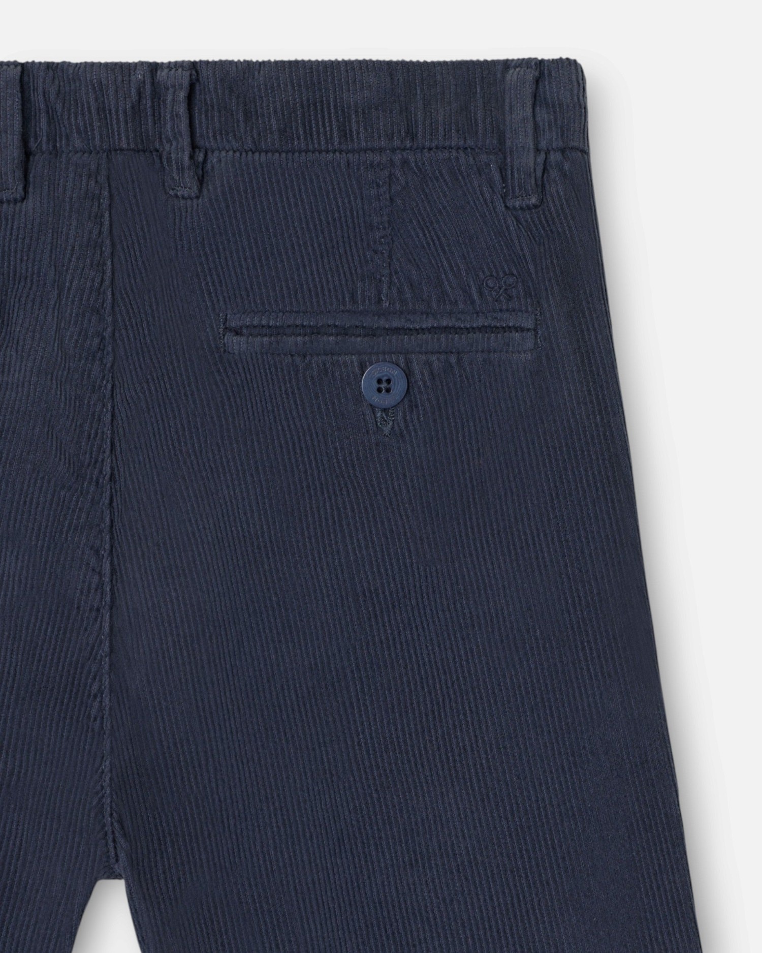 Imagen 5 de Pantalón sport de niño de pana - Silbon - Azul marino Azul marino