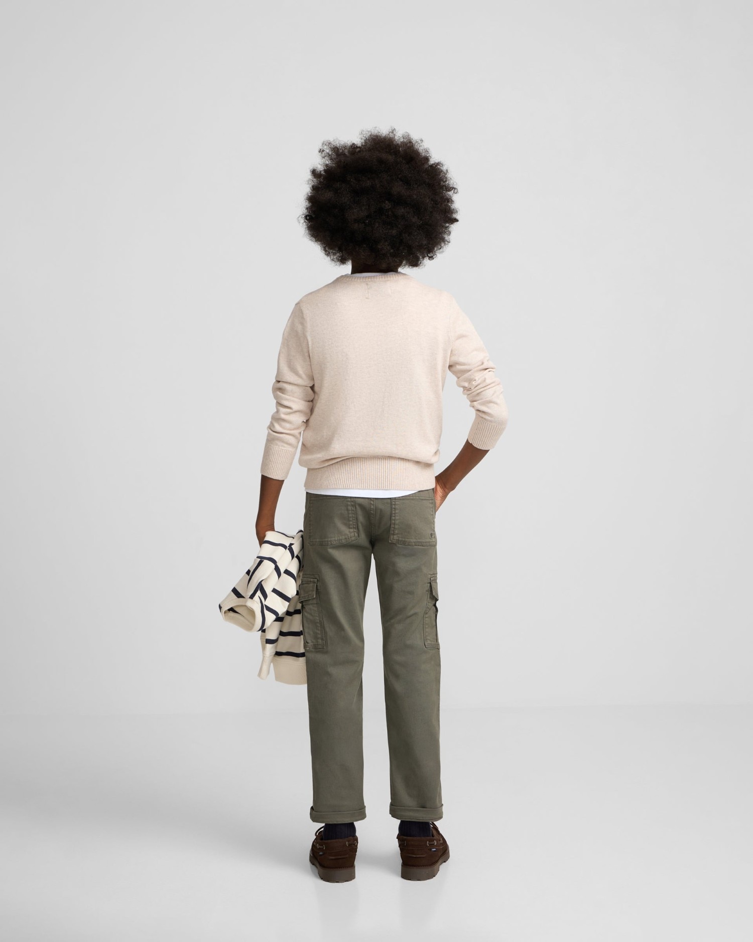 Imagen 2 de Pantalón sport de niño cargo - Silbon - Verde Verde