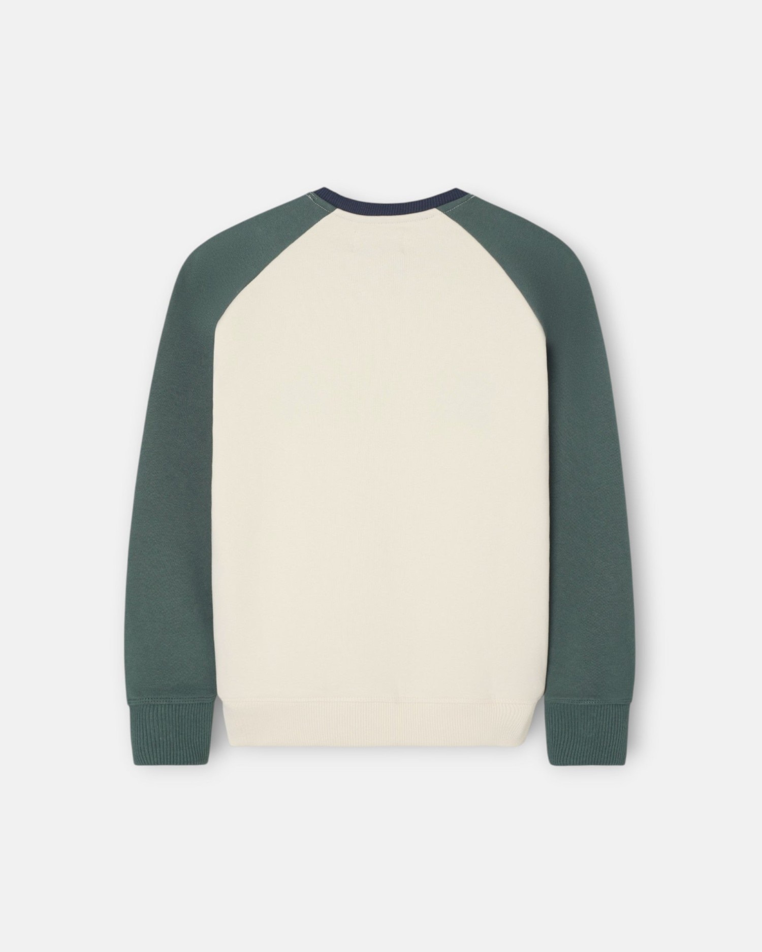 Sudadera de niño ranglán varsity - Silbon - Verde Verde-2