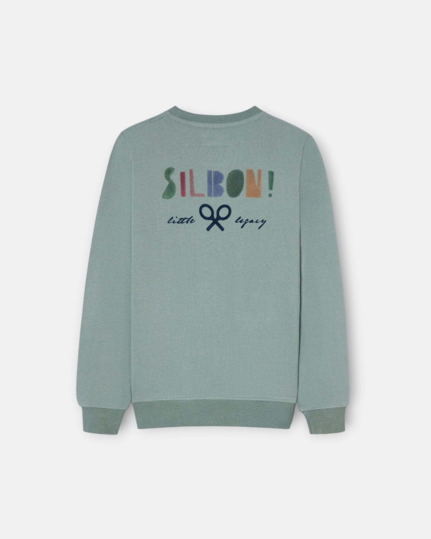 Sudadera de niño little legacy - Silbon - Verde claro Verde claro-2