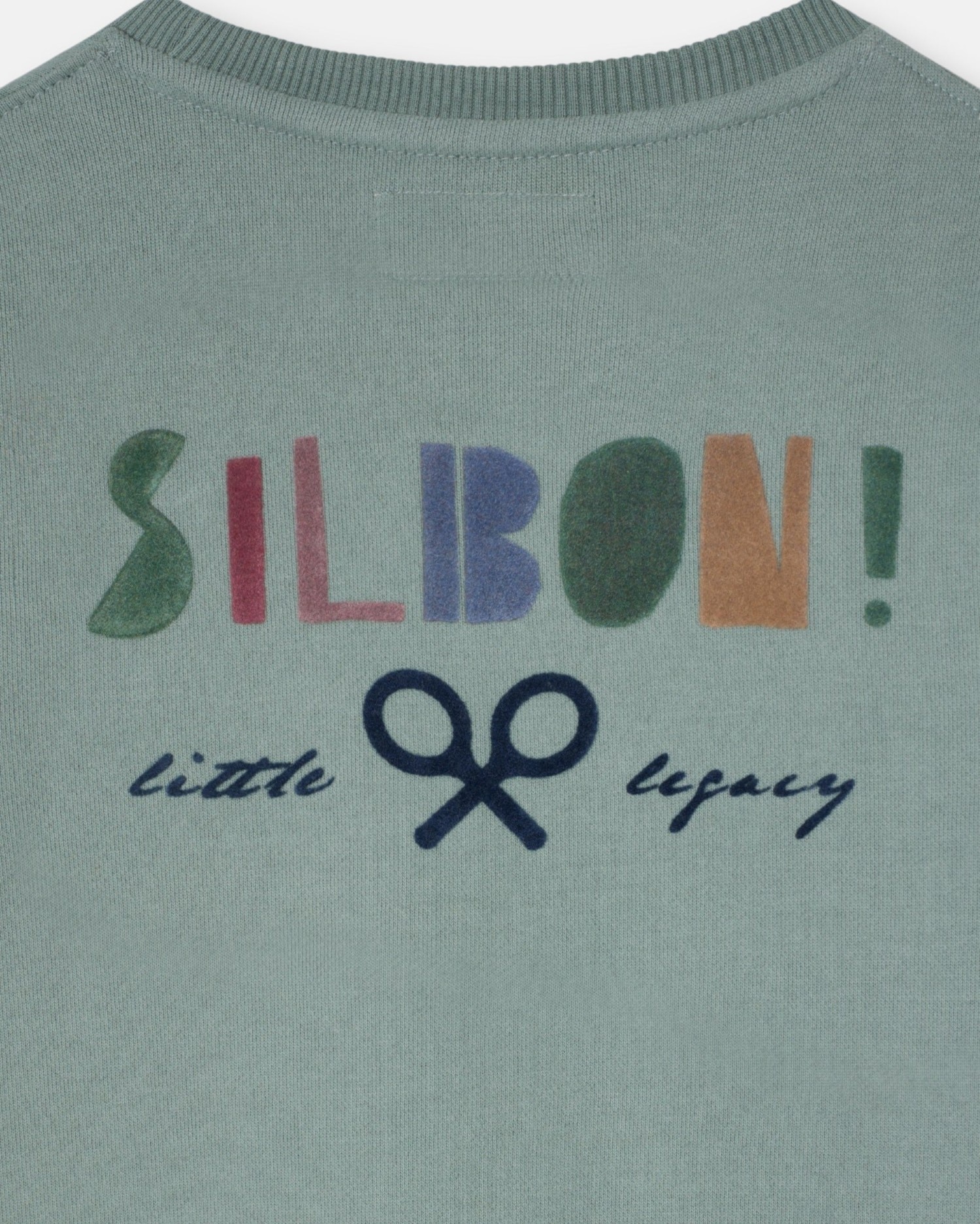 Sudadera de niño little legacy - Silbon - Verde claro Verde claro-4