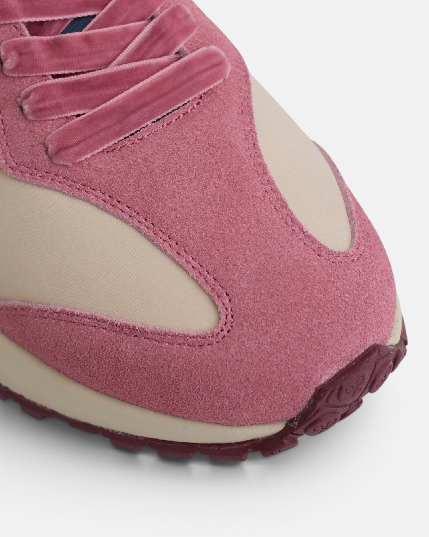 Zapatillas retro rackets09 serraje - Silbon - Rosa / Blanco Rosa / Blanco-2