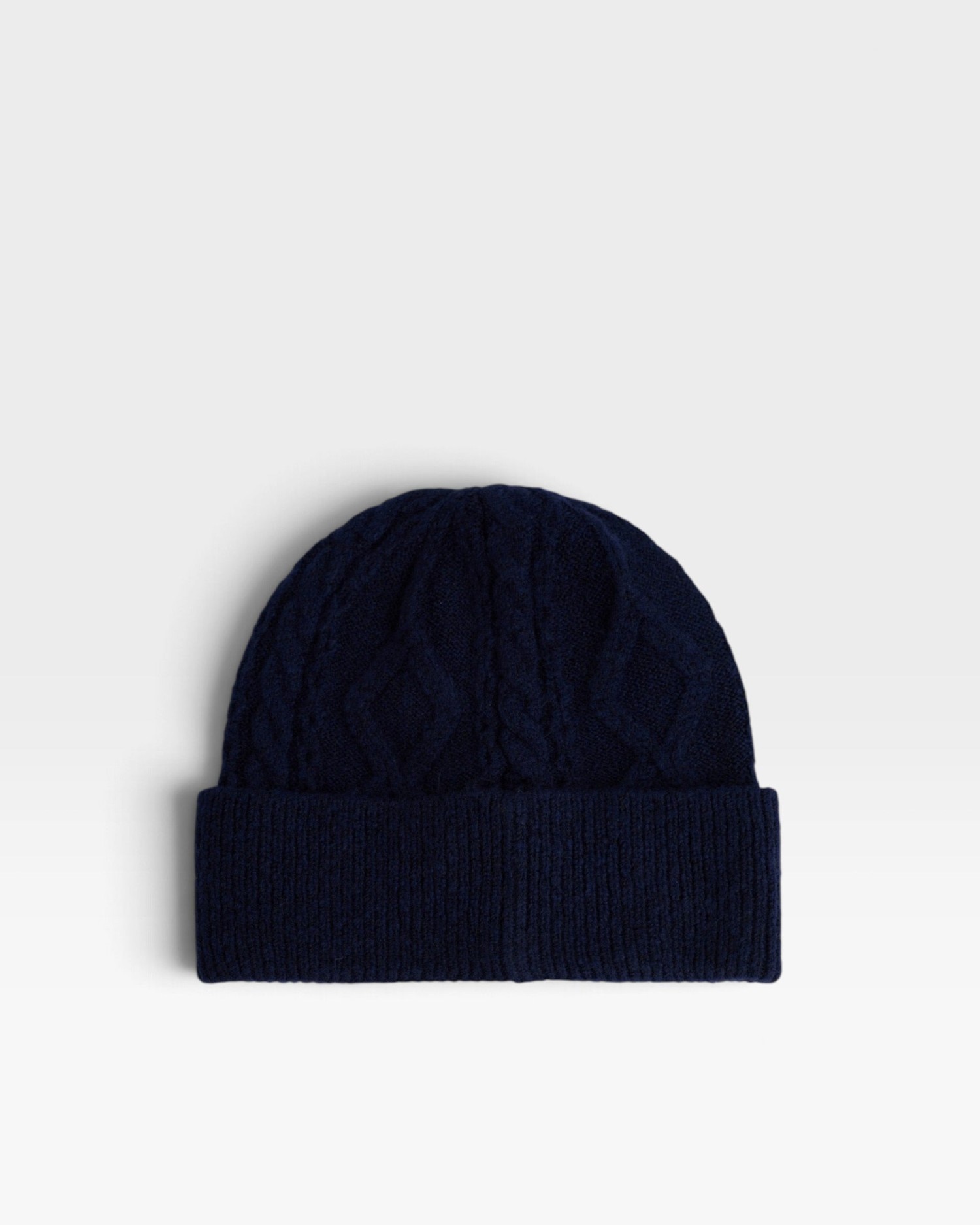 Gorro punto trenzado - Silbon - Azul marino Azul marino-2