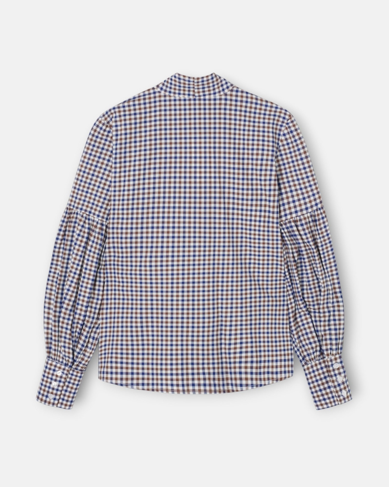 Camisa lazada cuadros - Silbon - Azul marino Azul marino-4