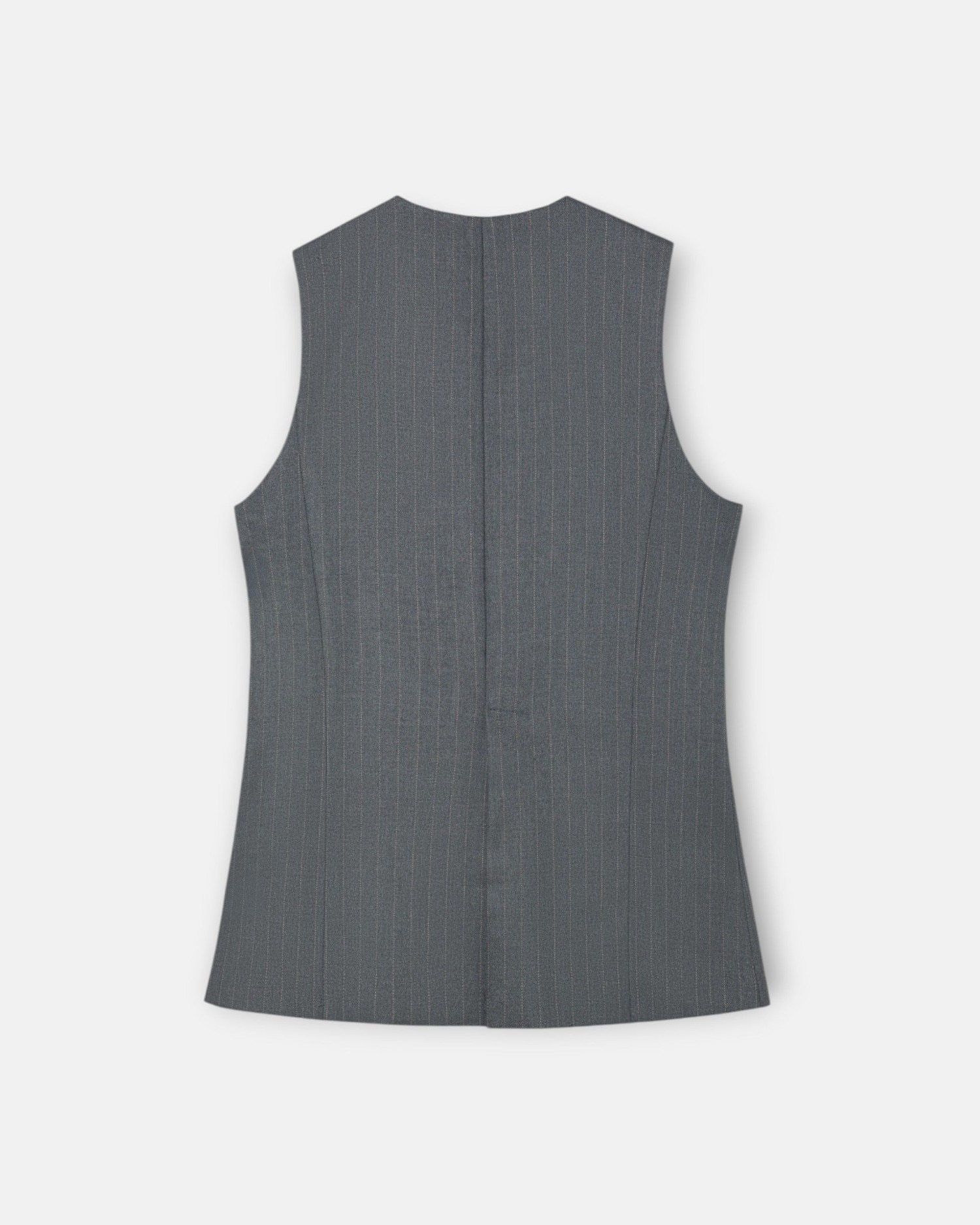 Chaleco raya diplomática - Silbon - Gris Gris-4