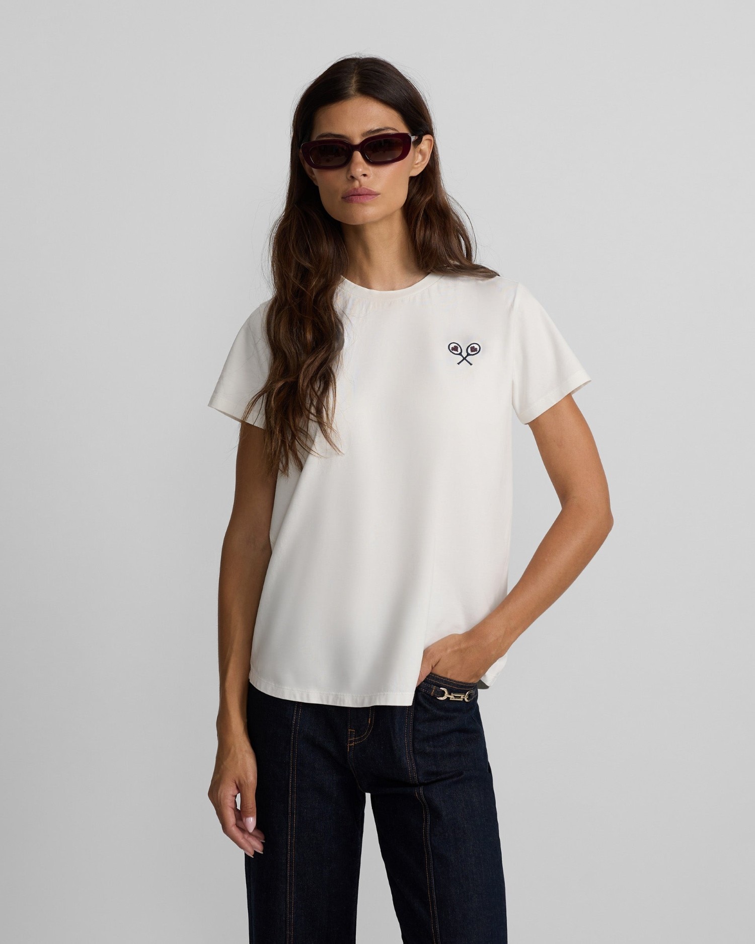 Camiseta woman lucky love - Silbon - Beige Beige-1