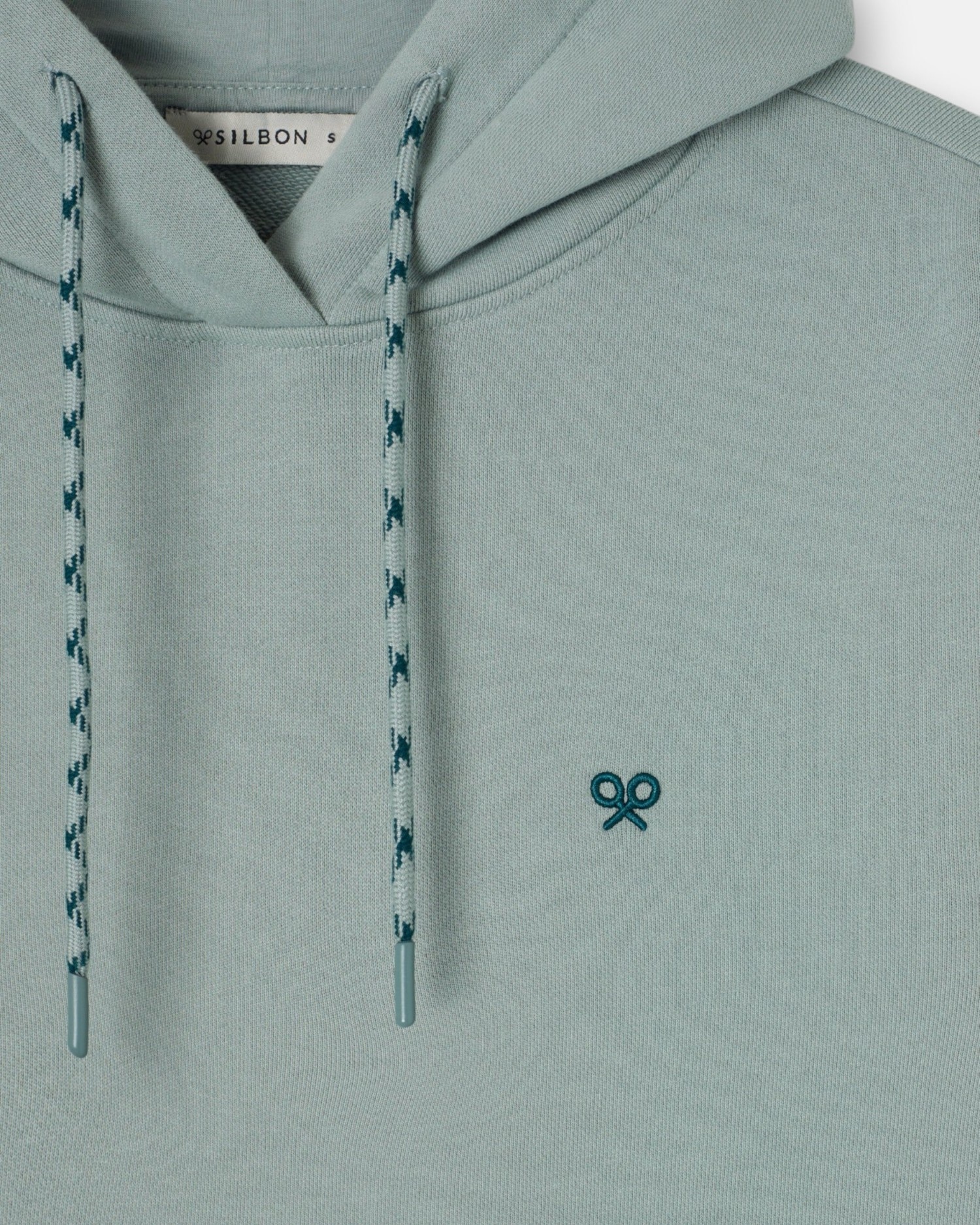 Sudadera woman capucha silbon rebel - Verde Verde-3
