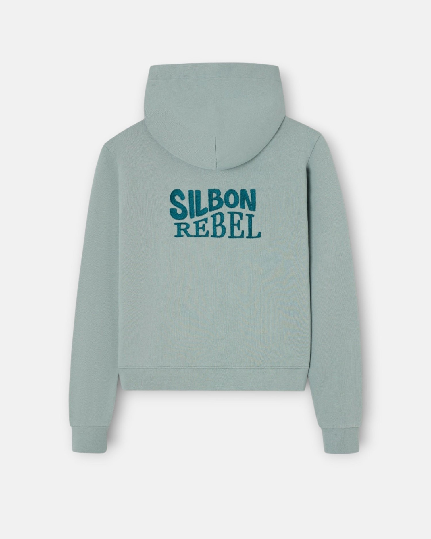 Sudadera woman capucha silbon rebel - Verde Verde-2