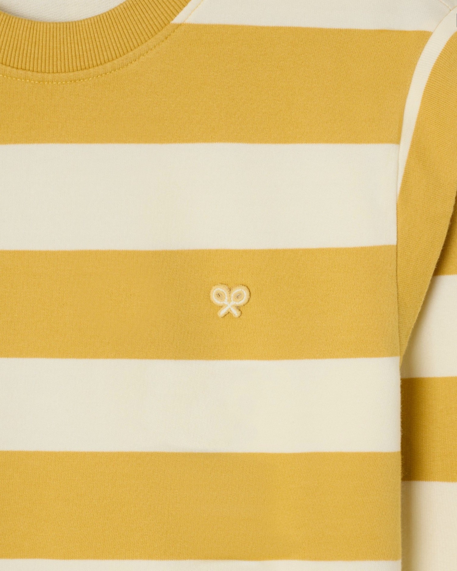 Sudadera hombreras rayas - Silbon - Beige Beige-3