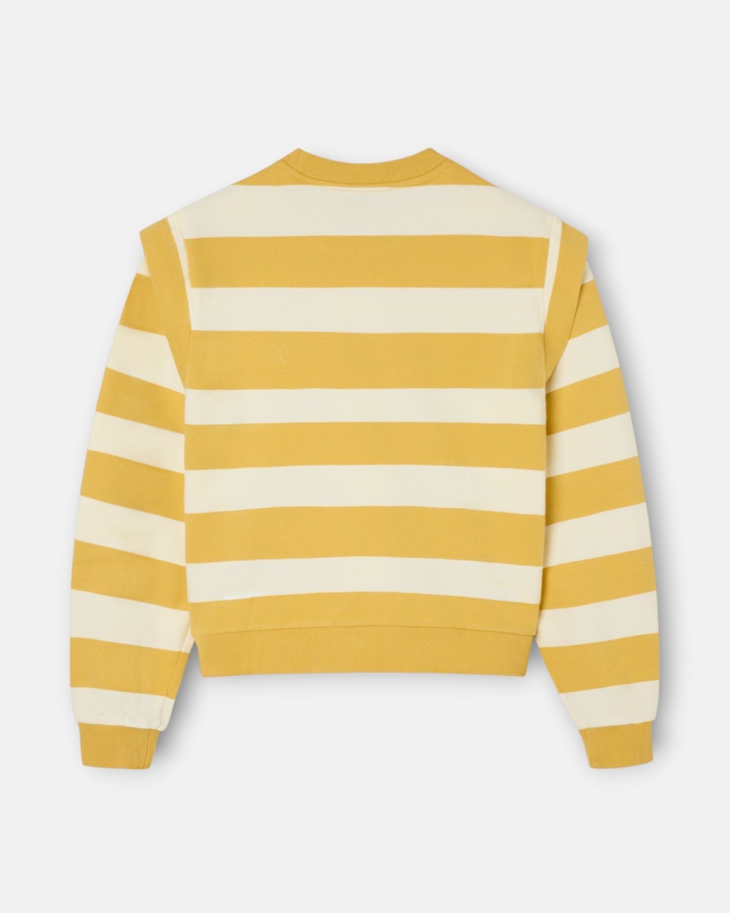 Sudadera hombreras rayas - Silbon - Beige Beige-2