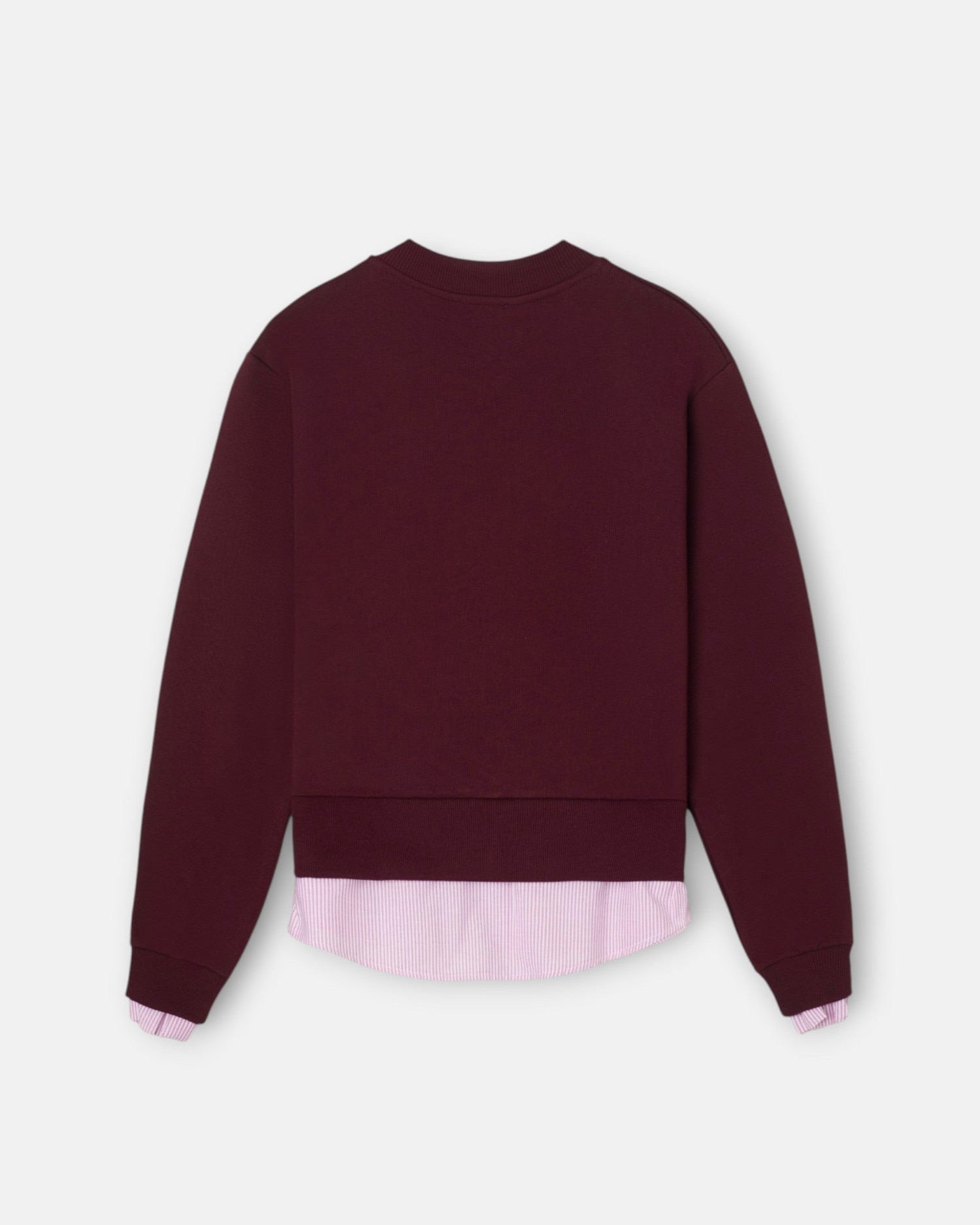 Sudadera bajo camisero - Silbon - Granate Granate-4