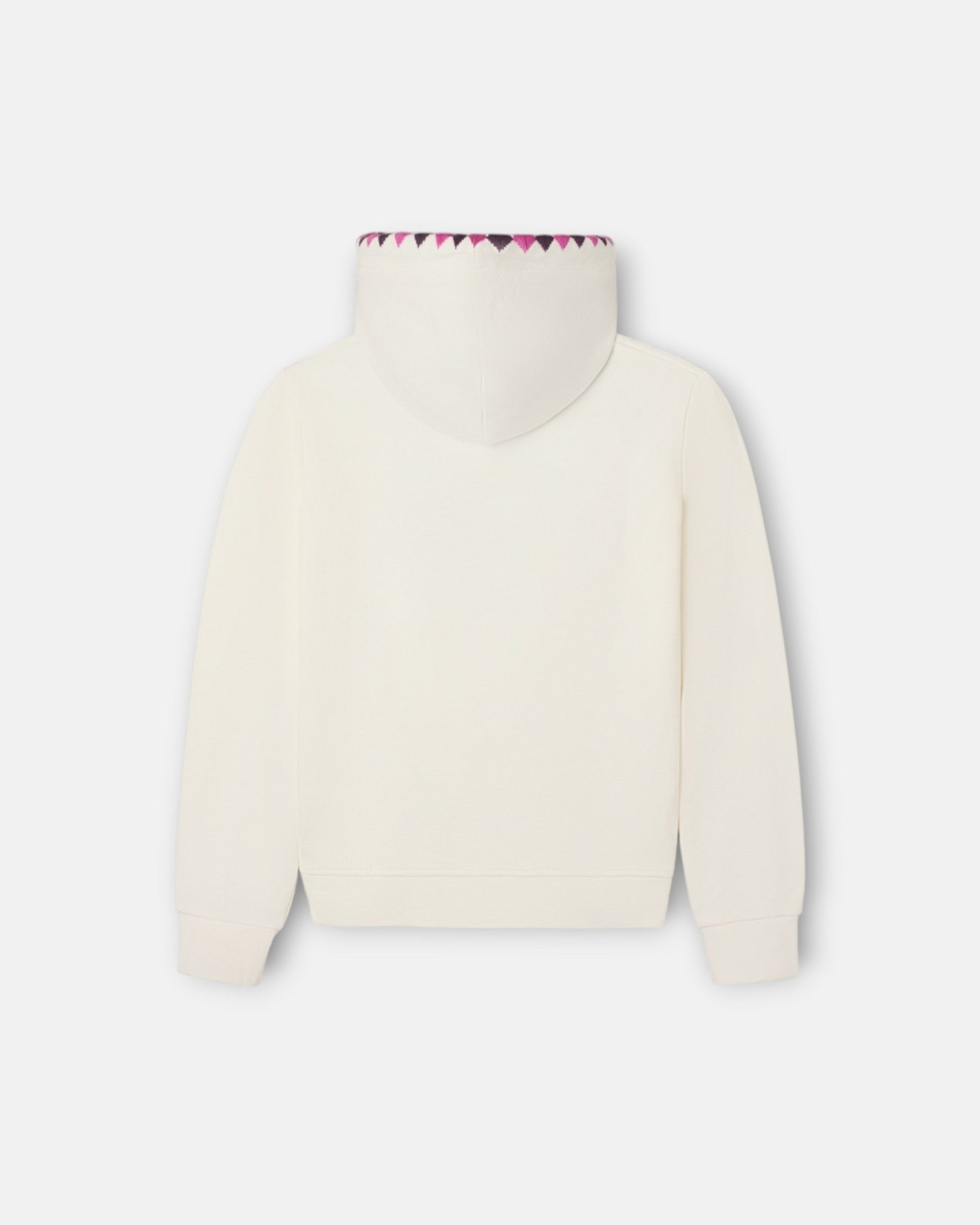 Imagen 2 de Sudadera de niña con capucha y raquetas estampadas - Silbon - Crudo Crudo