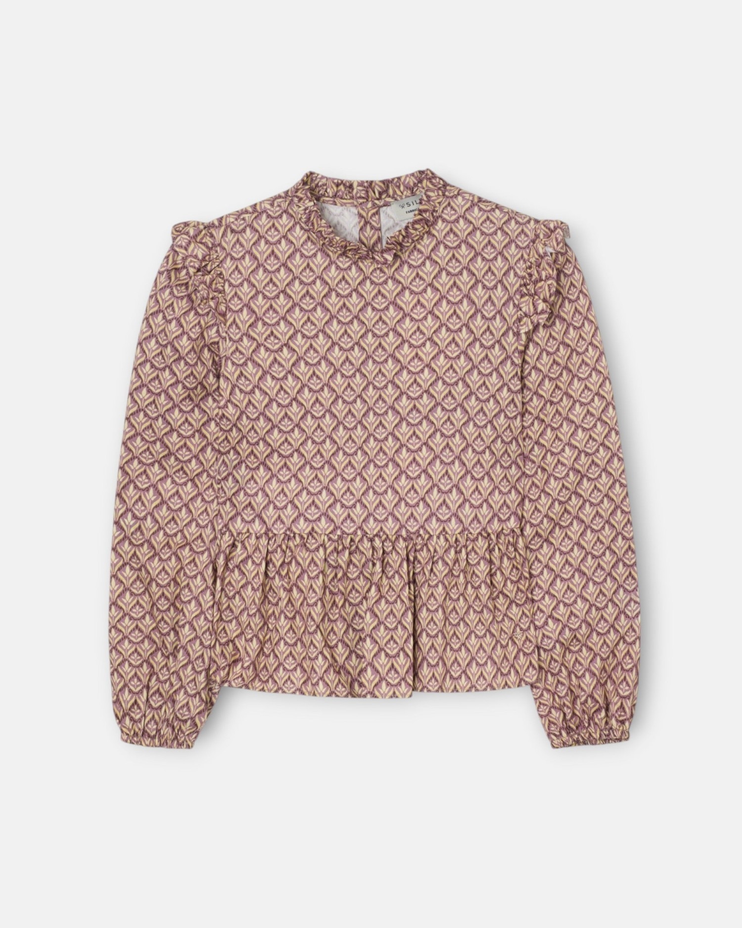 Blusa de niña con estampado floral