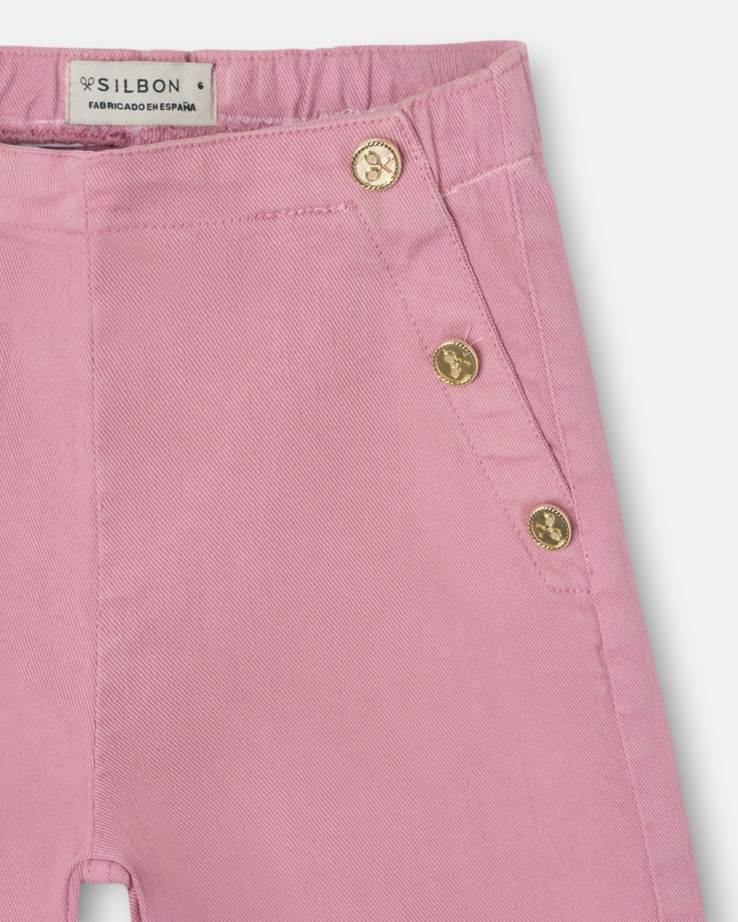 Pantalón de niña marinero - Silbon - Rosa Rosa-3