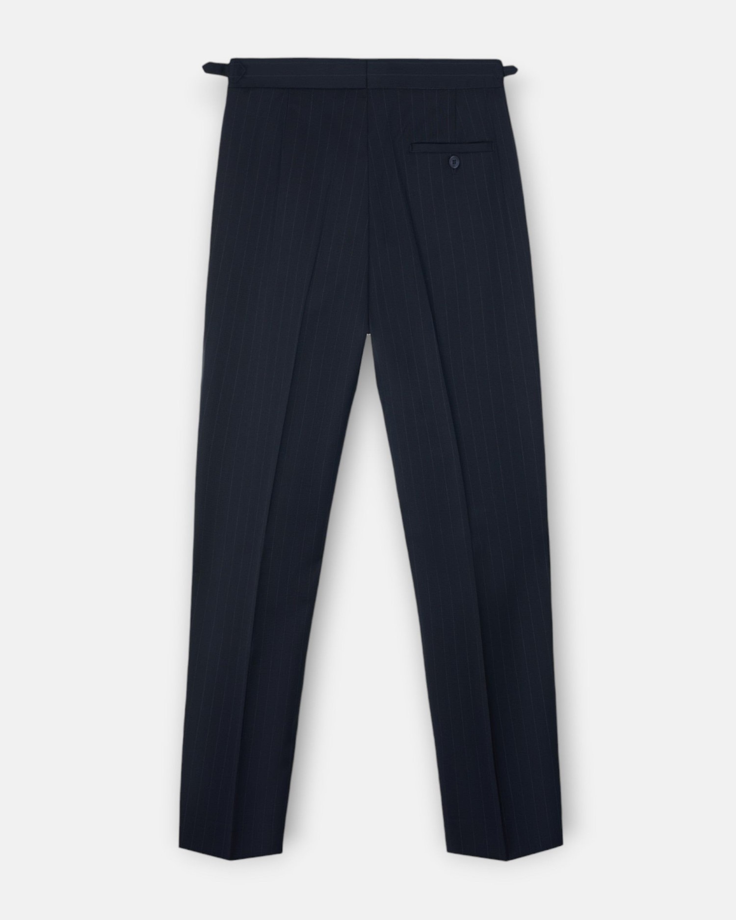 Pantalón de hombre traje cruzado raya diplomática - Silbon - Azul marino Azul marino-4