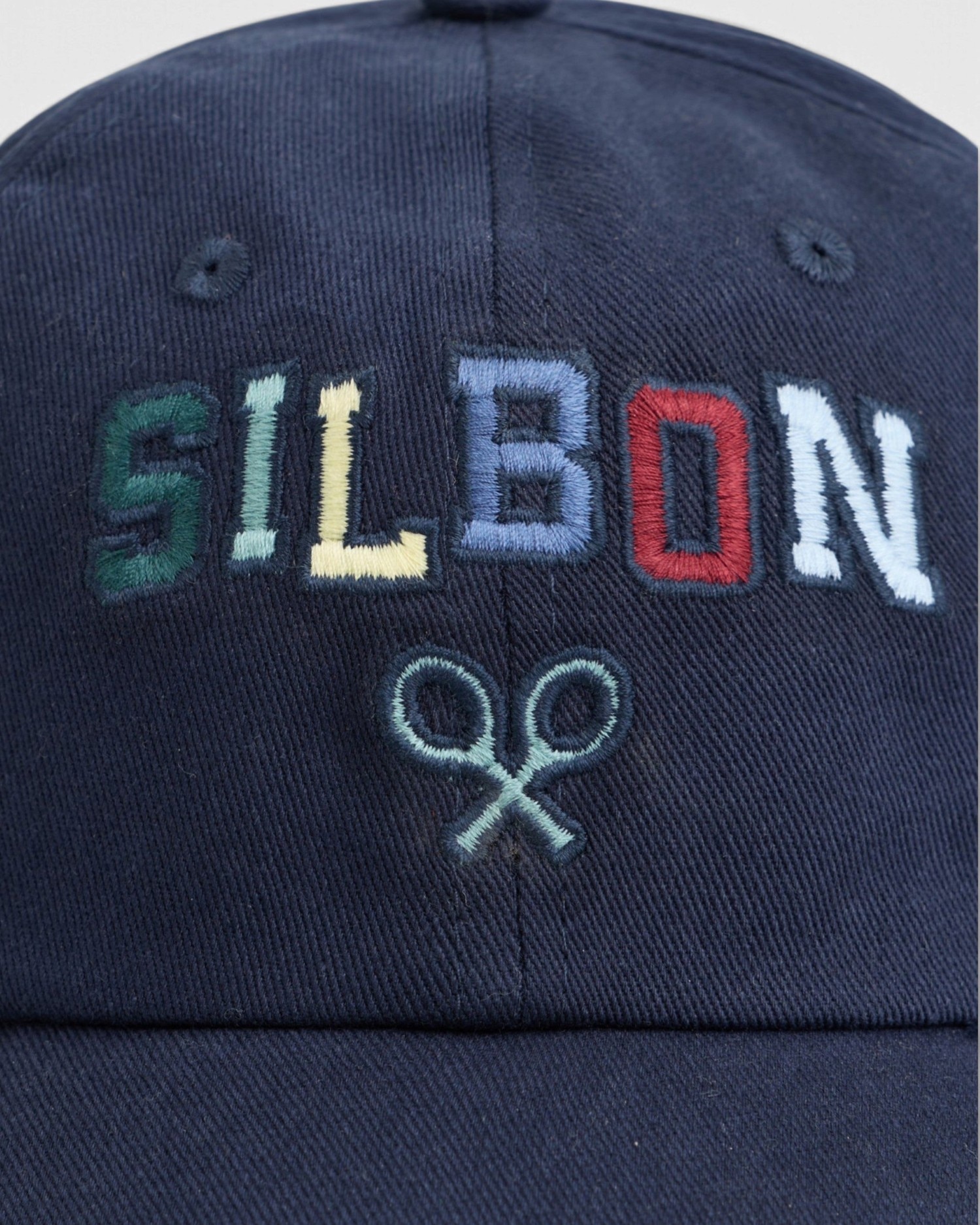 Imagen 2 de Gorra algodón letras bordadas - Silbon - Azul marino Azul marino