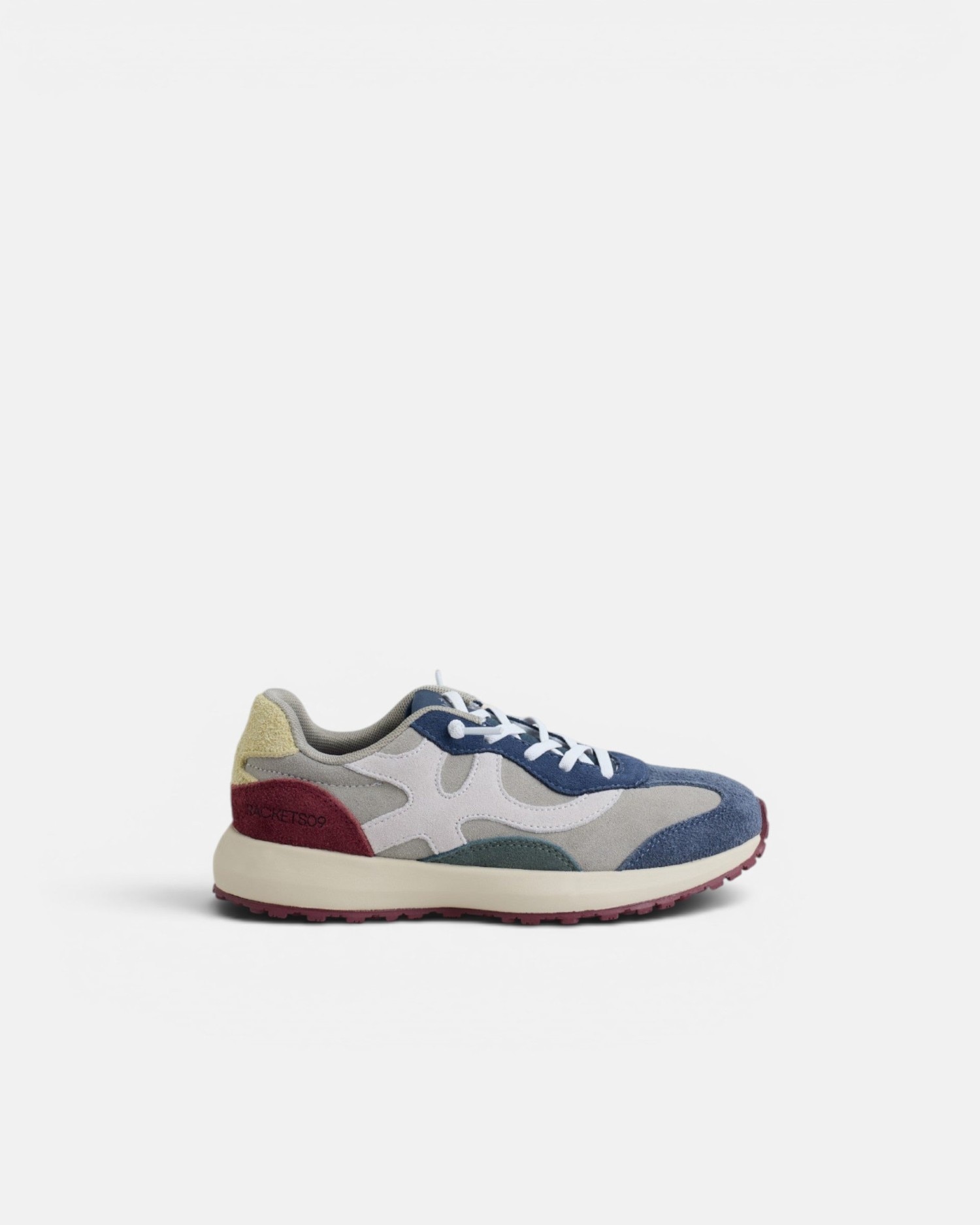 Imagen 0 de Zapatillas de piel rackets09 cordones Azul