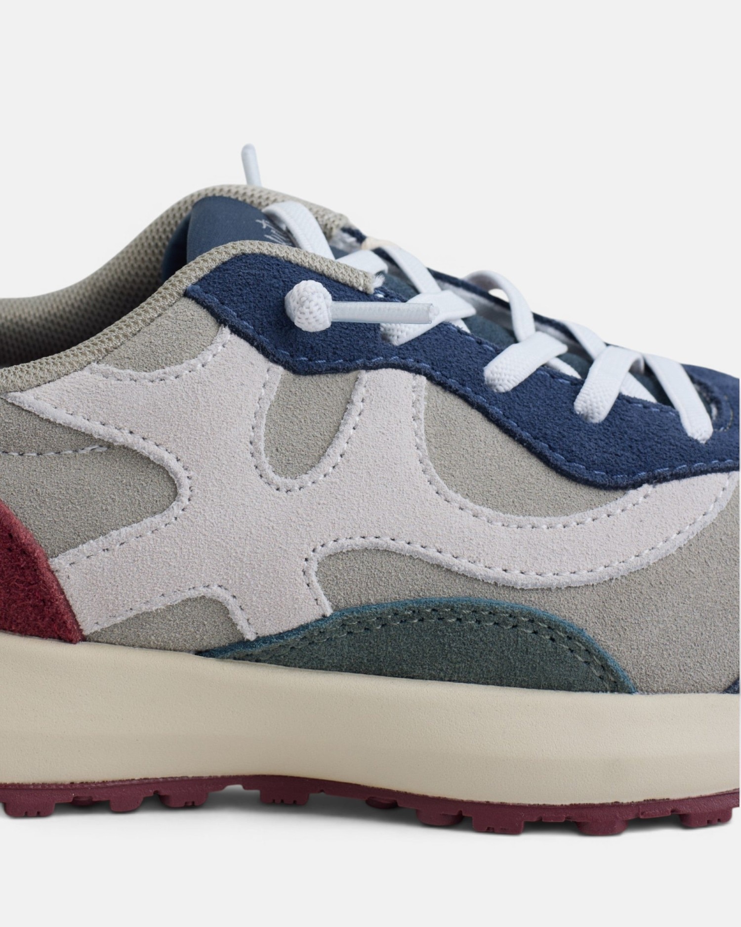Zapatillas de piel rackets09 cordones - Silbon - Azul Azul-2