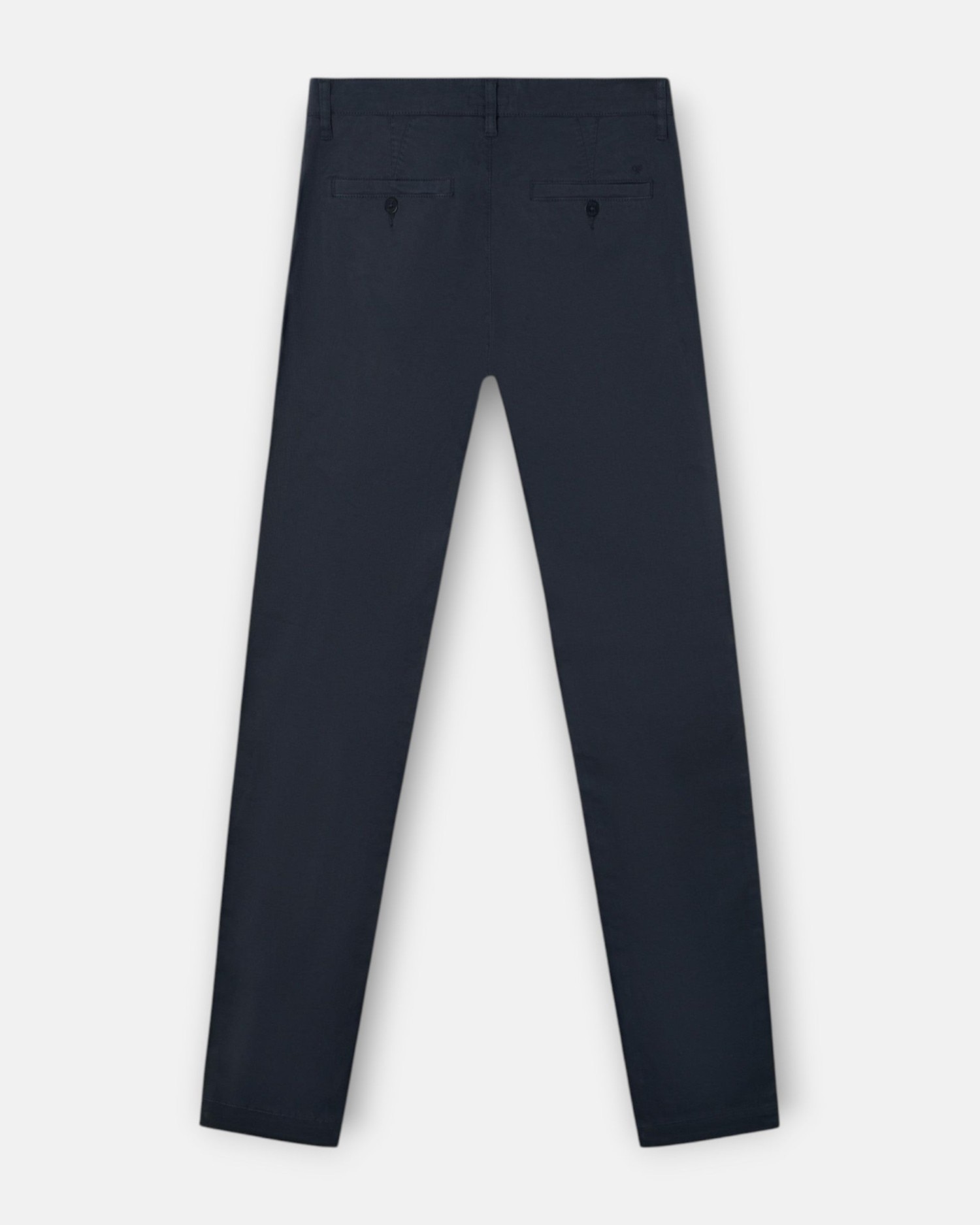 Pantalón de hombre sport chino pinza - Silbon - Azul marino Azul marino-4