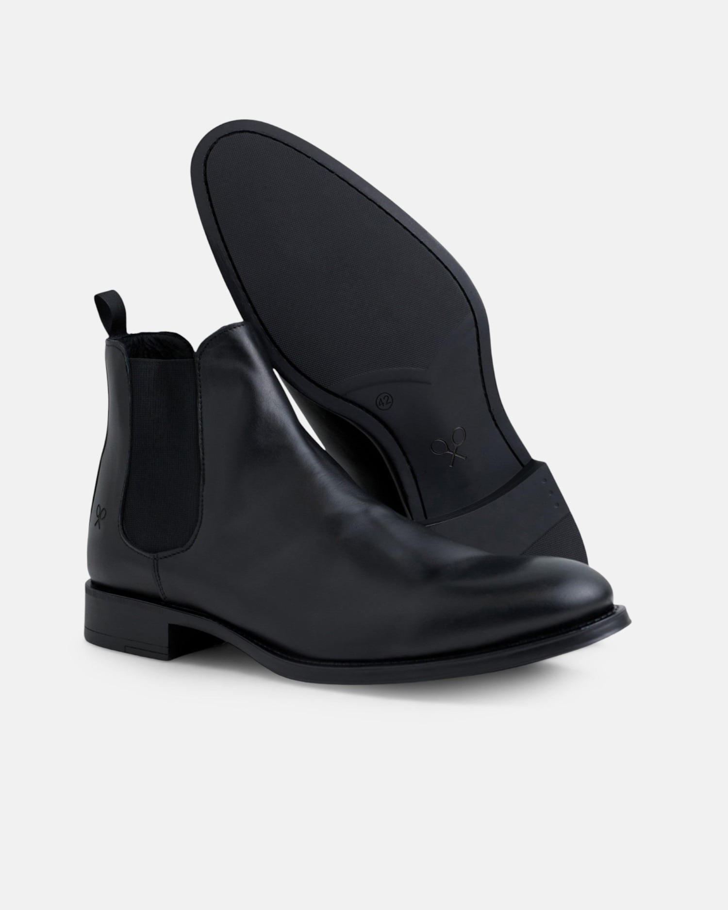 Imagen 4 de Bota chelsea piel - Silbon - Negro Negro
