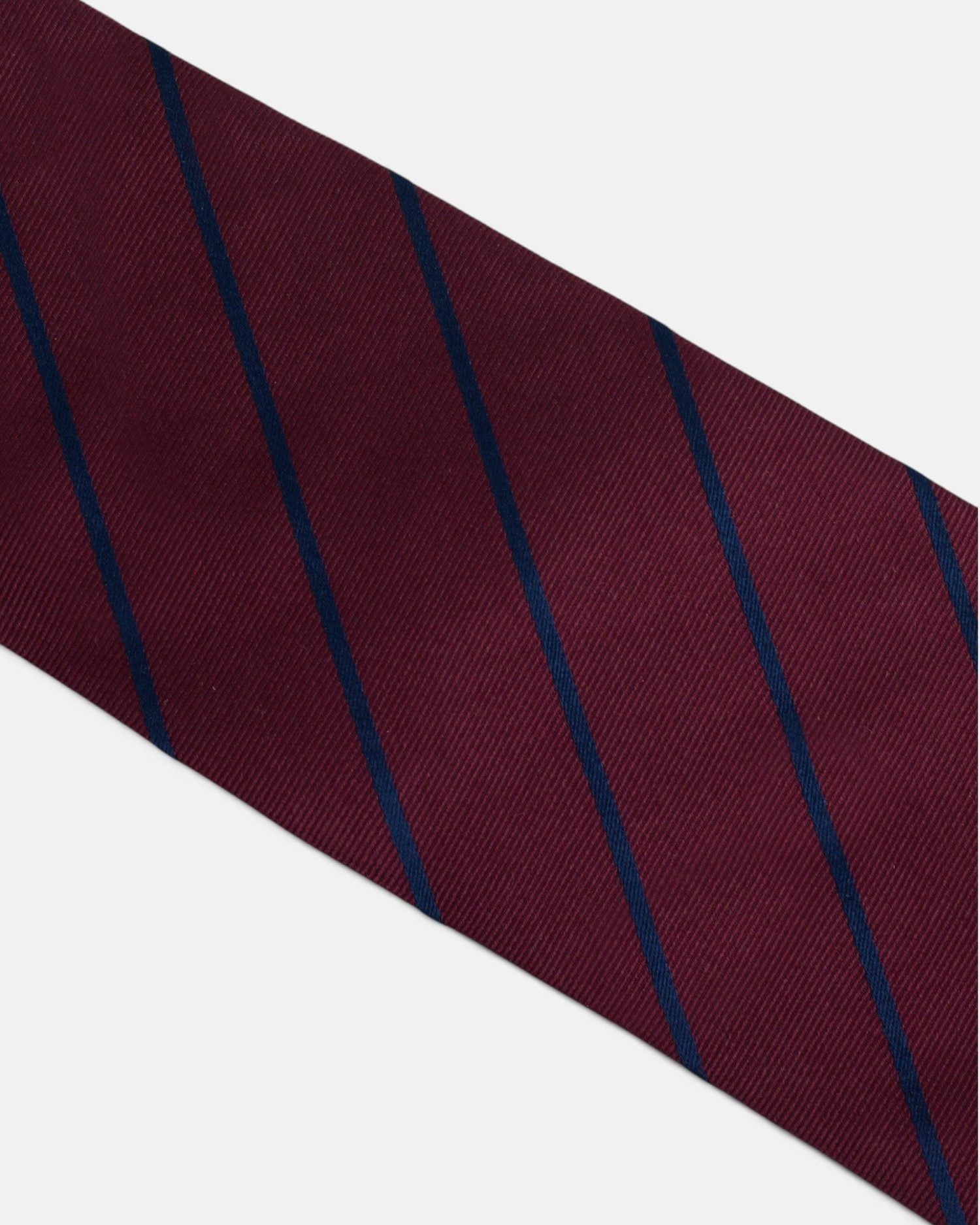 Corbata raya media seda - Silbon - Burdeos Burdeos-2