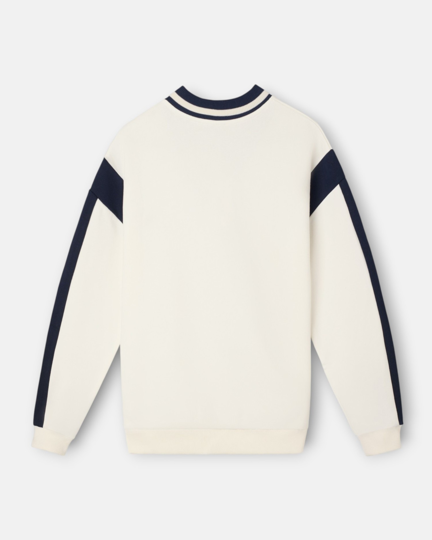 Sudadera cuello pico varsity - Silbon - Azul marino Azul marino-4