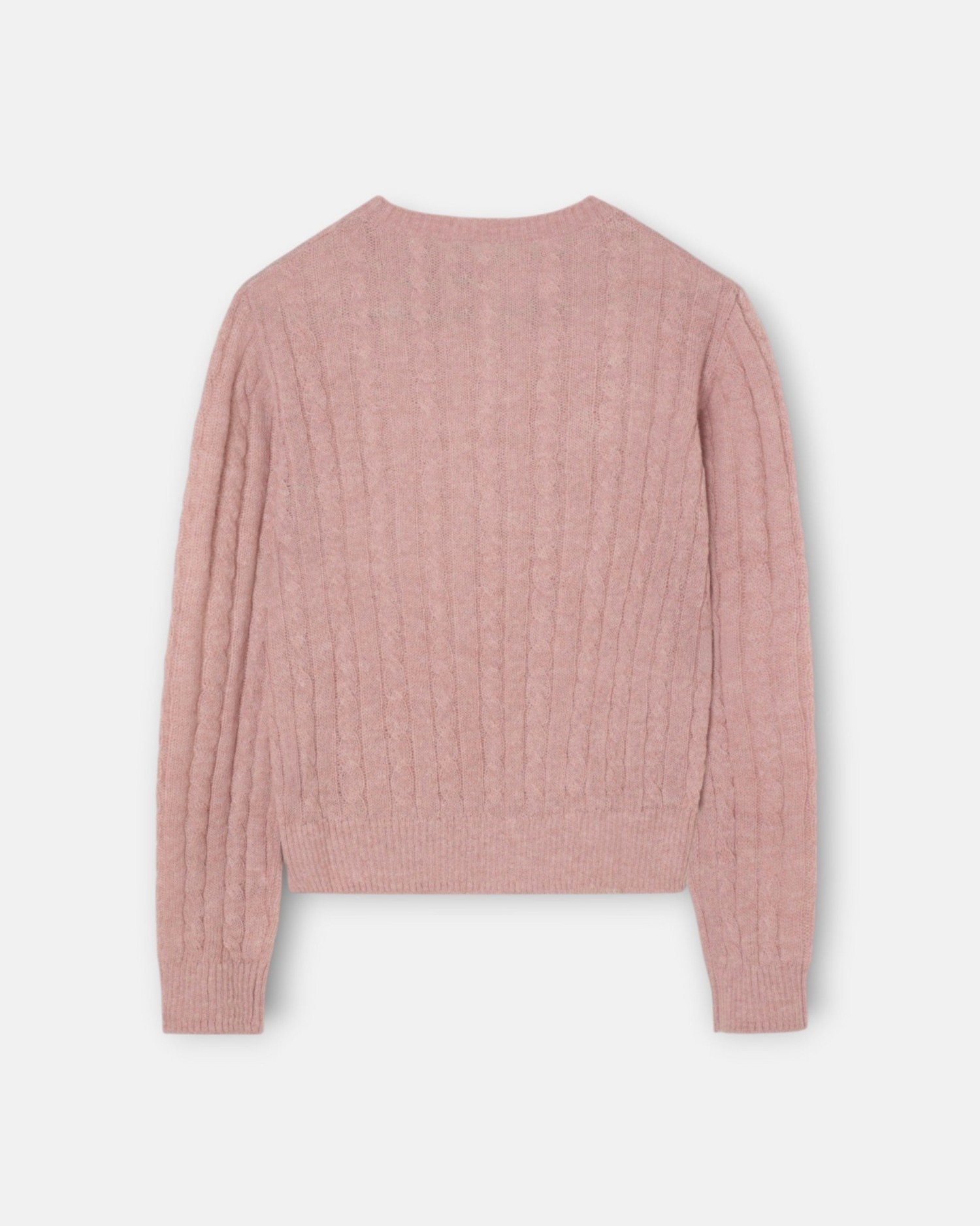 Jersey ochos cuello redondo - Silbon - Rosa Rosa-2