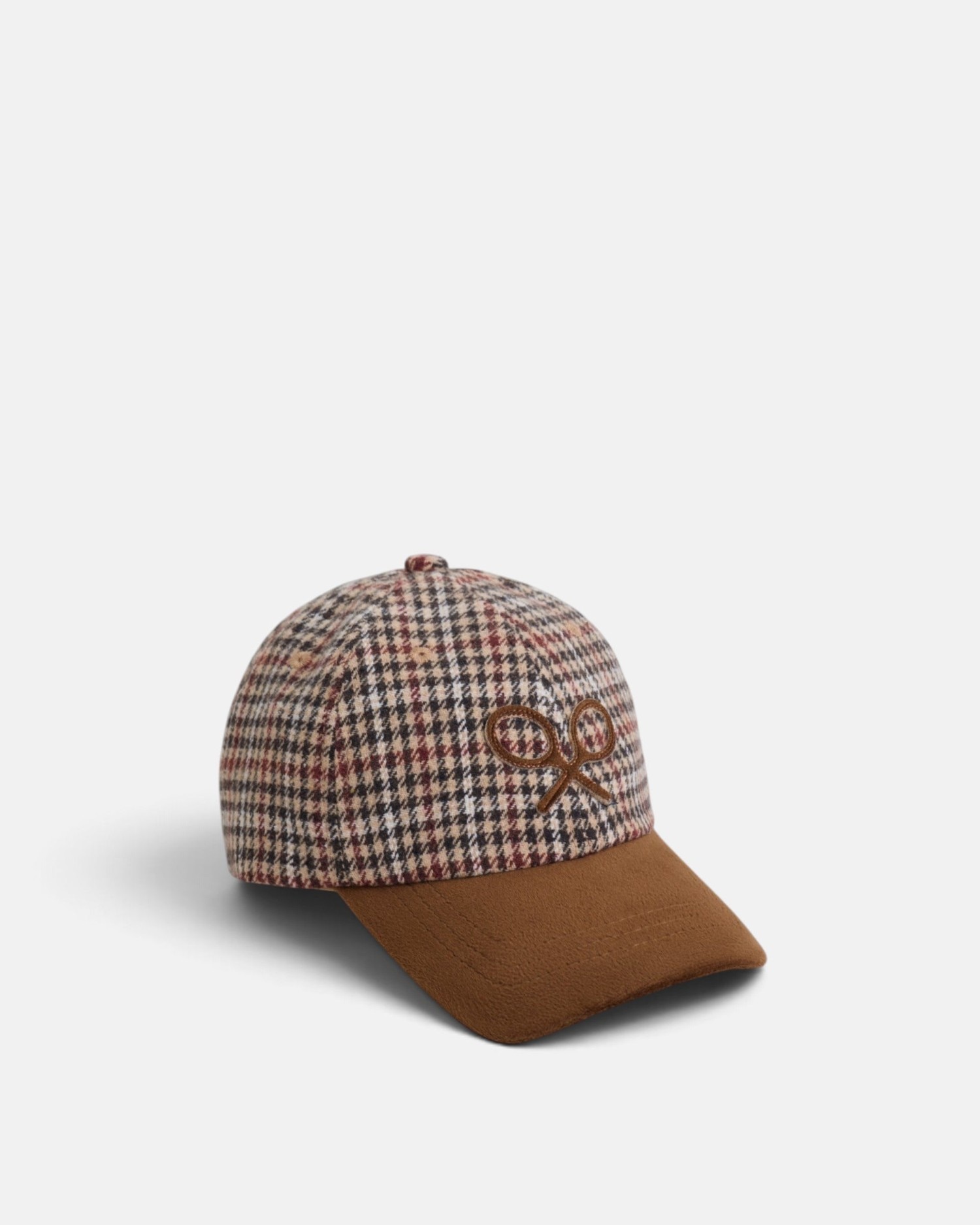 Imagen 0 de Gorra poliéster cuadros Marrón