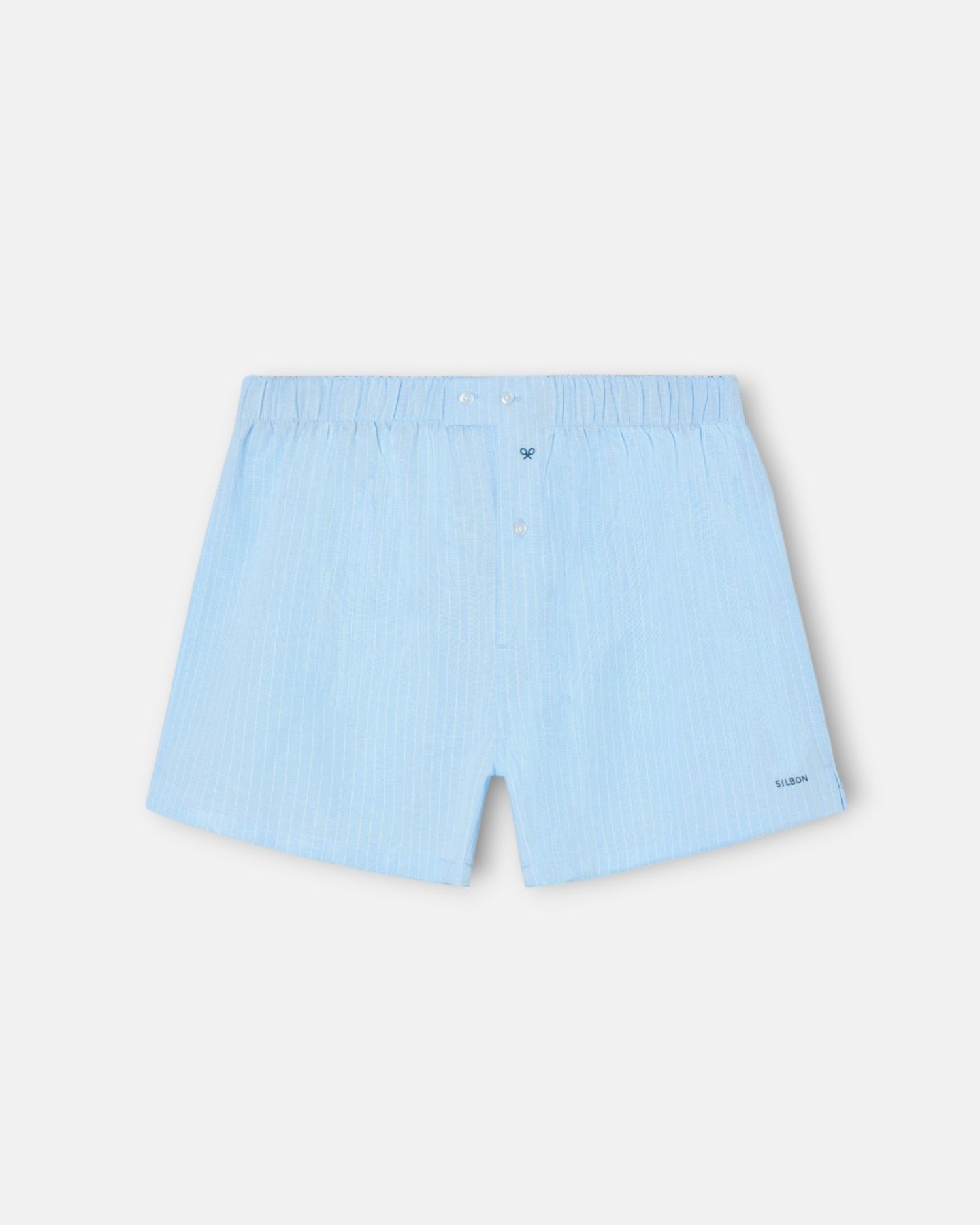 Calzoncillo rayas verde - Silbon - Azul celeste Azul celeste-1