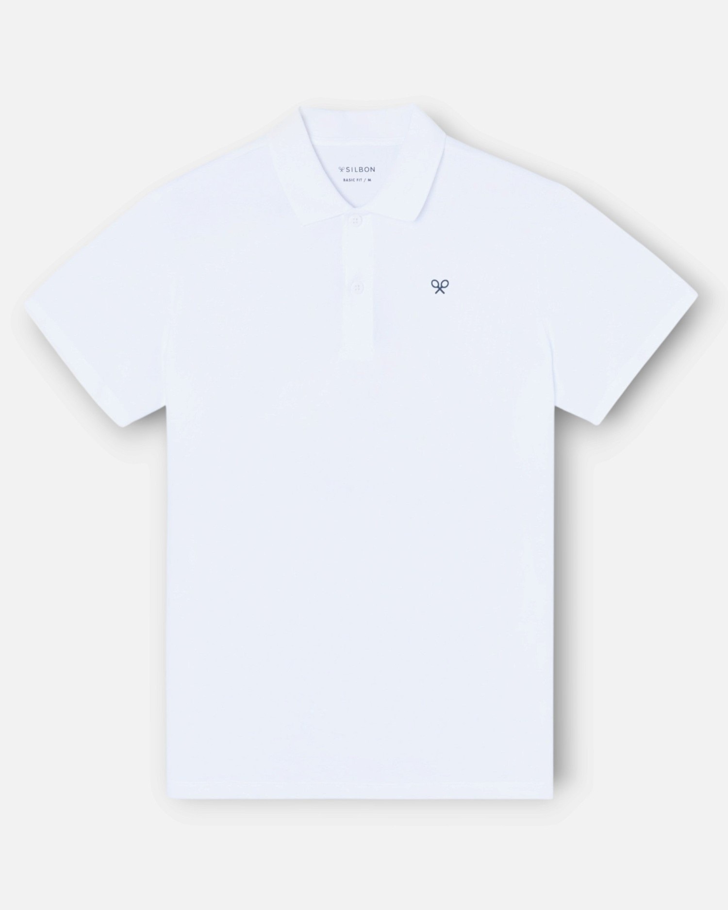 Imagen 1 de Polo técnico de hombre - Silbon - Blanco Blanco
