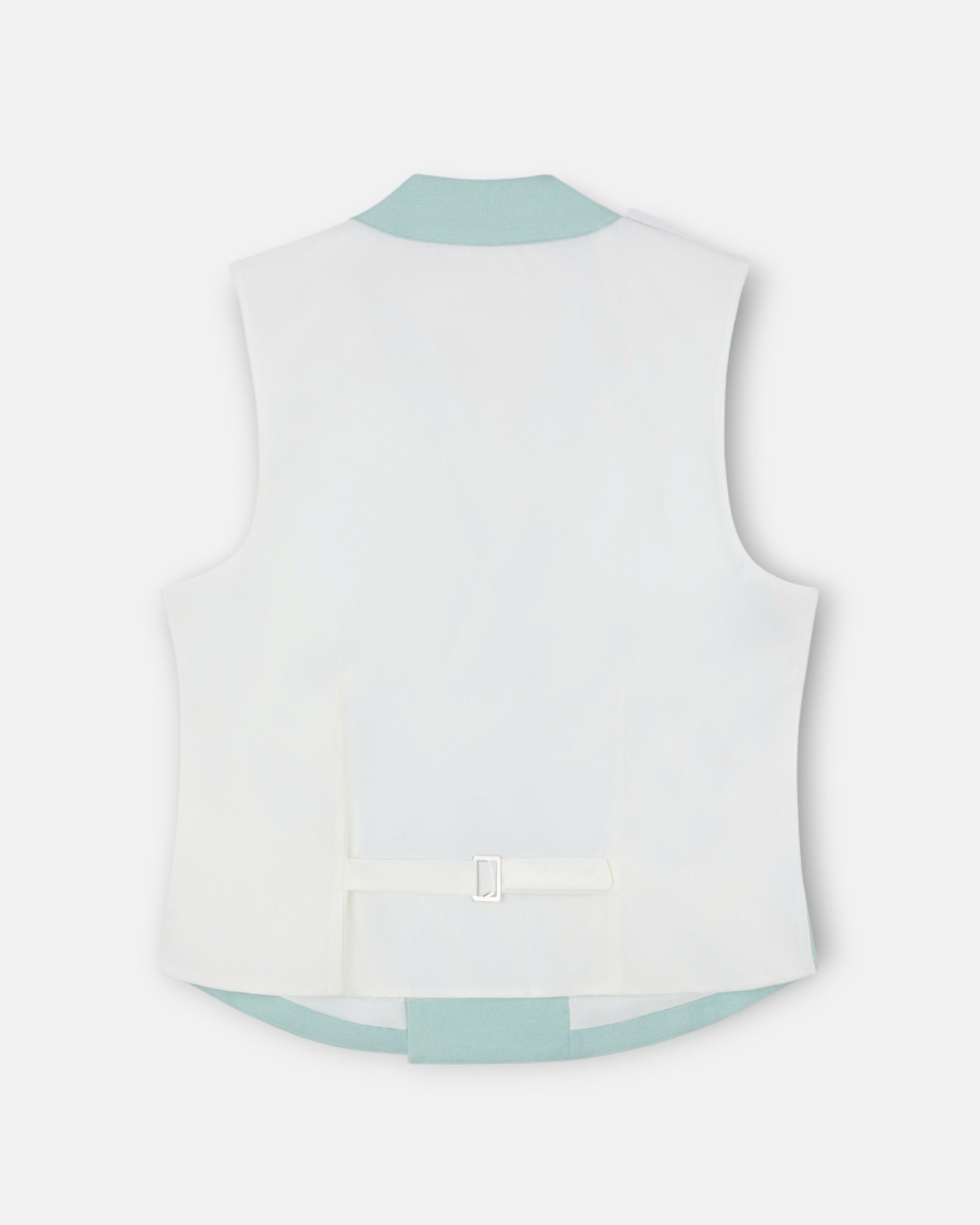 Chaleco de chaqué de hombre con doble botonadura - Silbon - Aguamarina Aguamarina-4