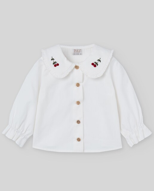 Imagen 0 de Blusa de bebé con bordado colección Acebo