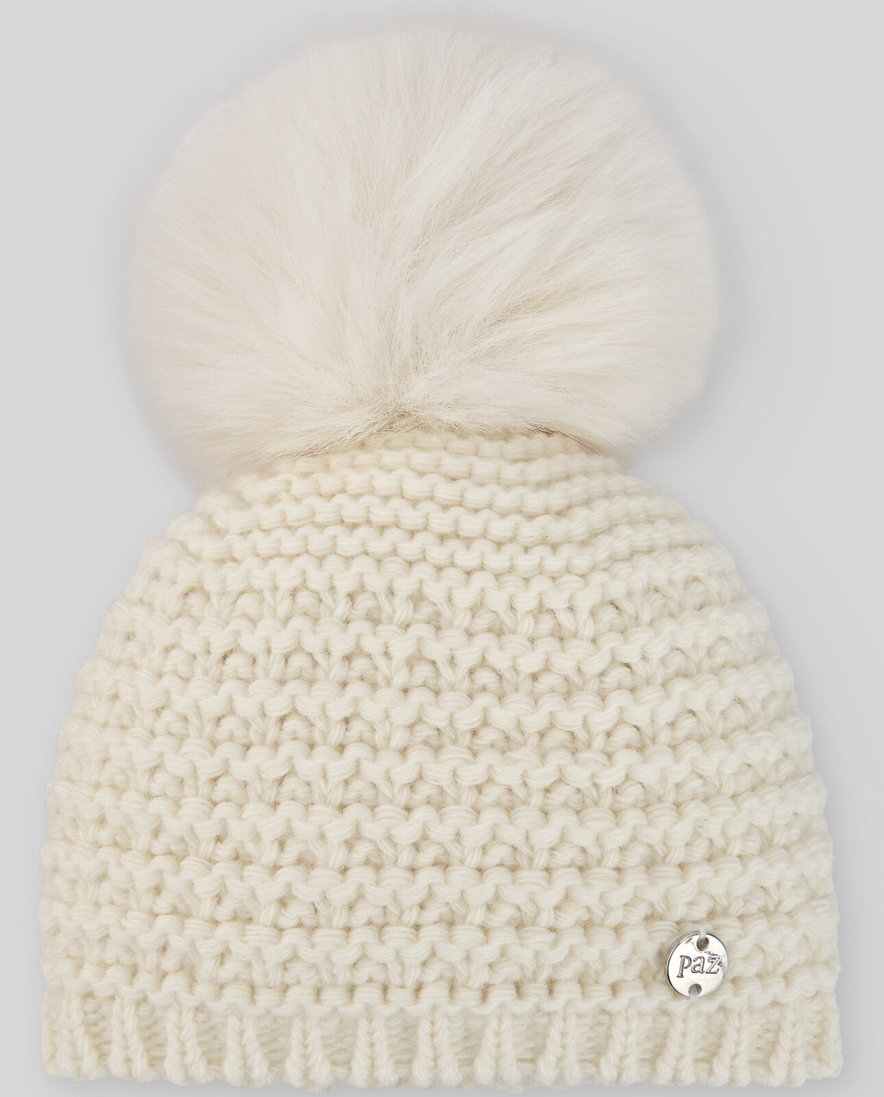 Gorro unisex colección esencial - PAZ Rodríguez - Crudo Crudo-1