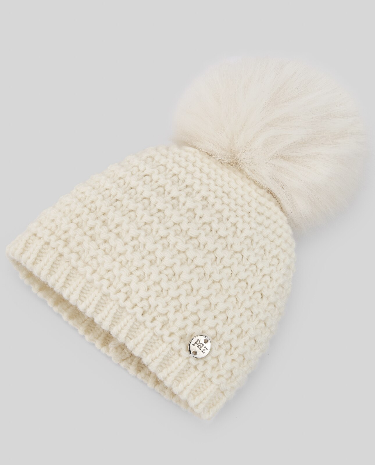 Gorro unisex colección esencial - PAZ Rodríguez - Crudo Crudo-3