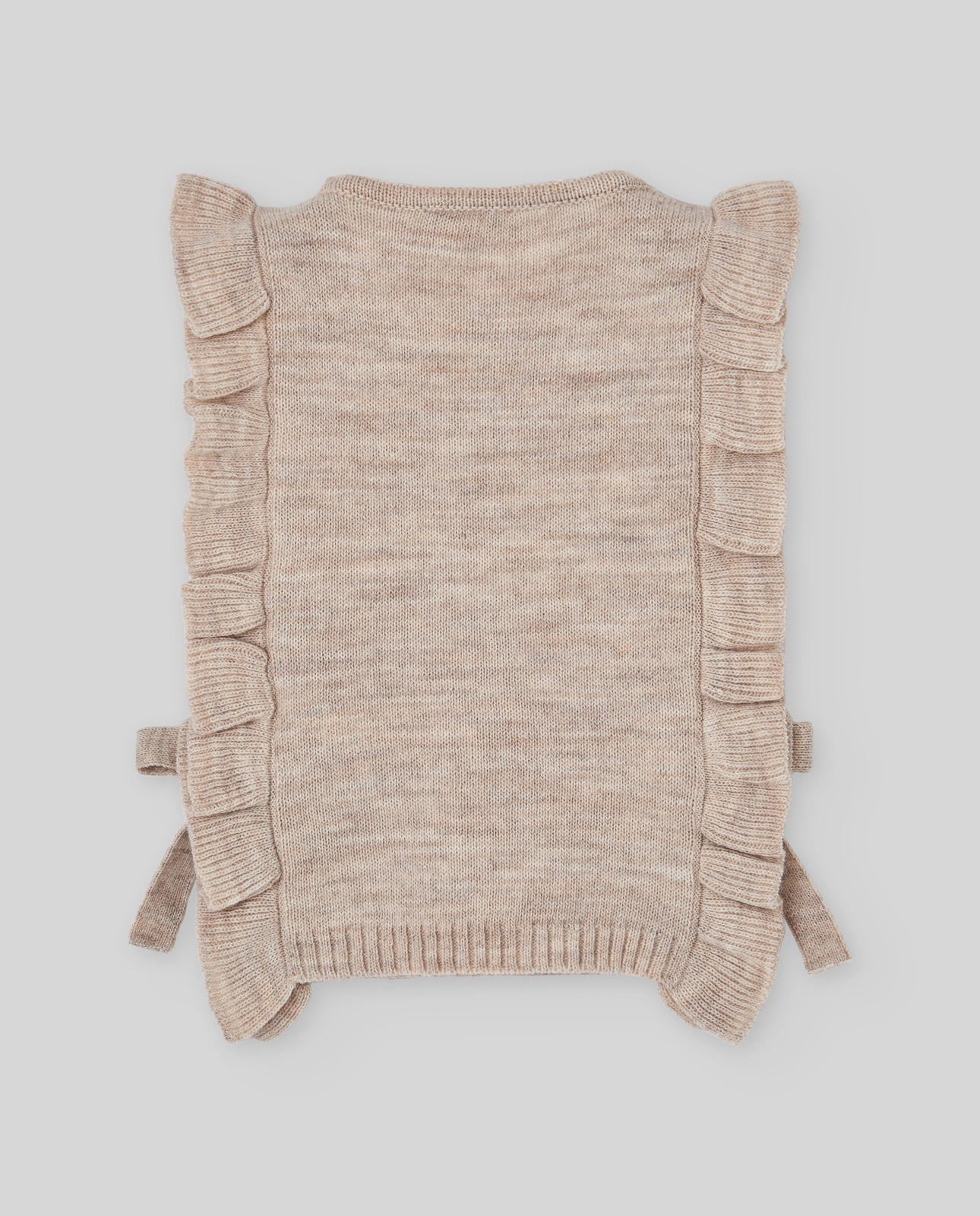 Chaleco de punto de niña colección lumbre - PAZ Rodríguez - Arena Arena-2