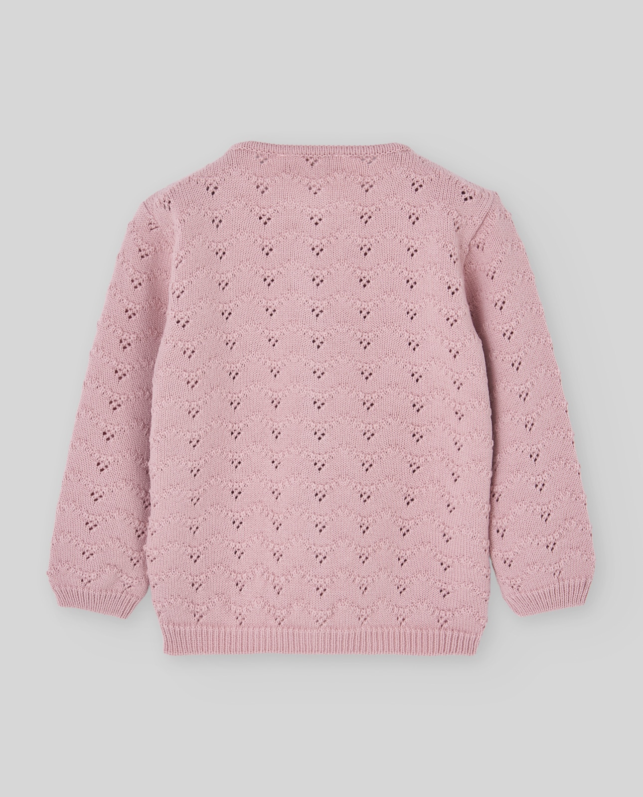 Chaqueta de punto de niña colección ponte - PAZ Rodríguez - Rosa pastel Rosa pastel-2