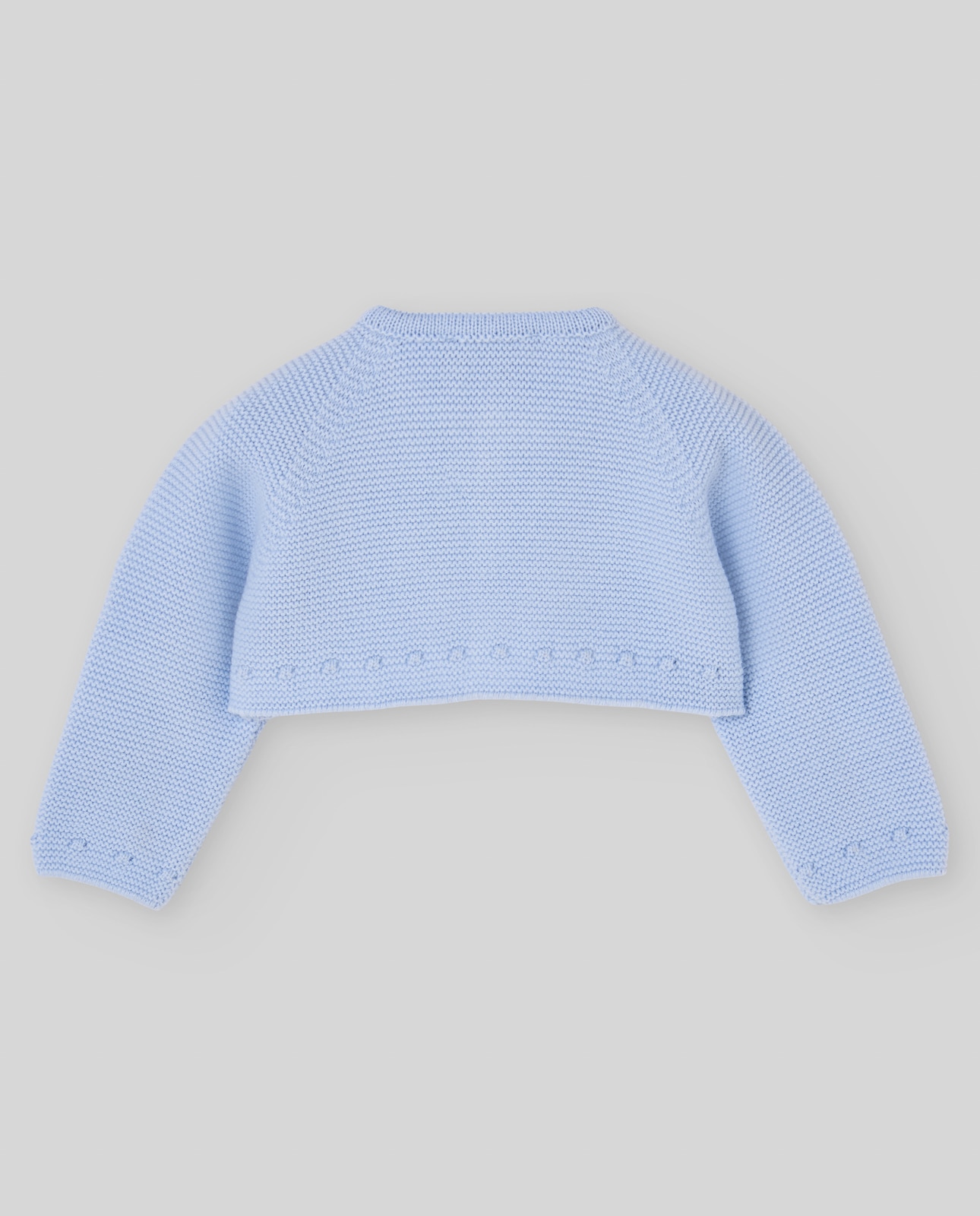 Chaqueta de punto de bebé colección esencial - PAZ Rodríguez - Azul celeste Azul celeste-2