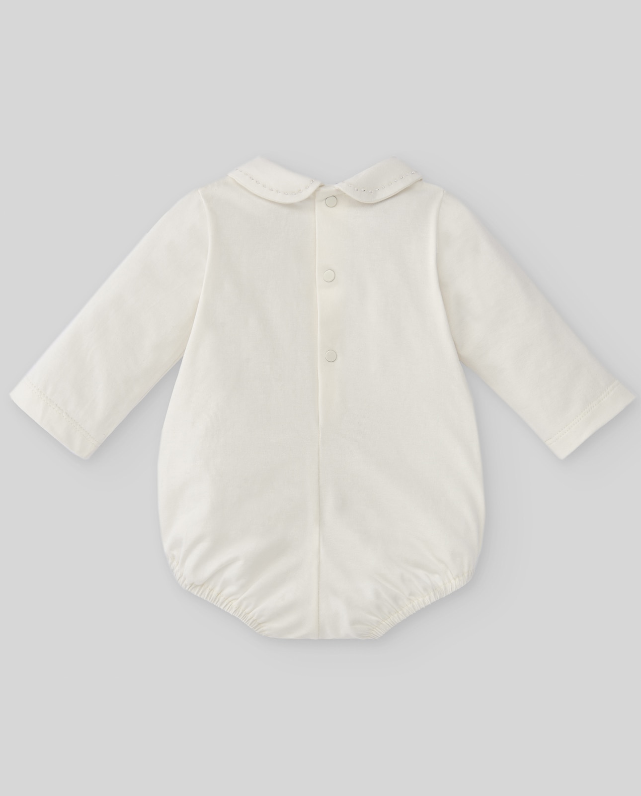 Body de vestir de bebé colección esencial - PAZ Rodríguez - Crudo Crudo-2