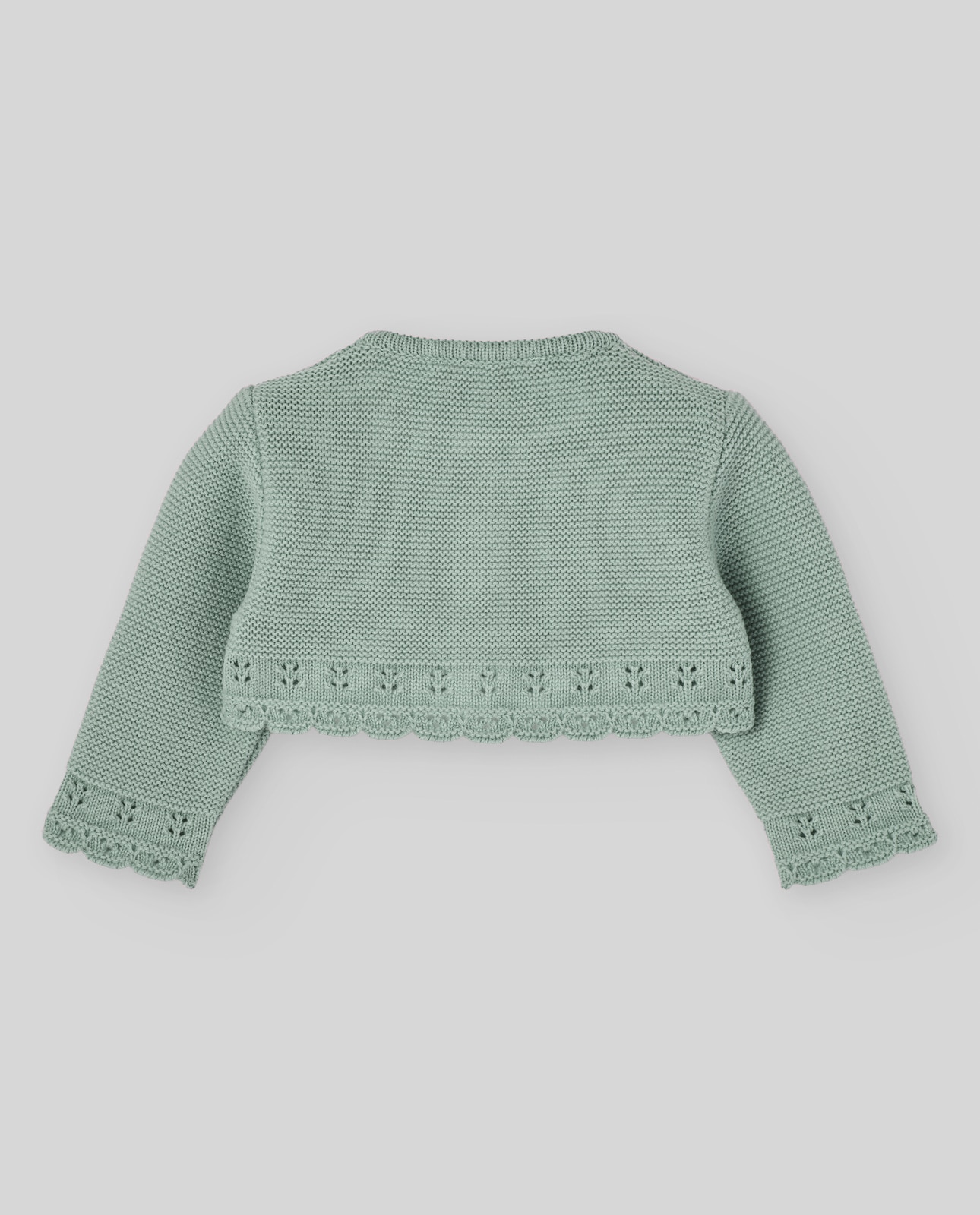 Chaqueta de punto de bebé colección ledicia - PAZ Rodríguez - Verde pardo Verde pardo-2