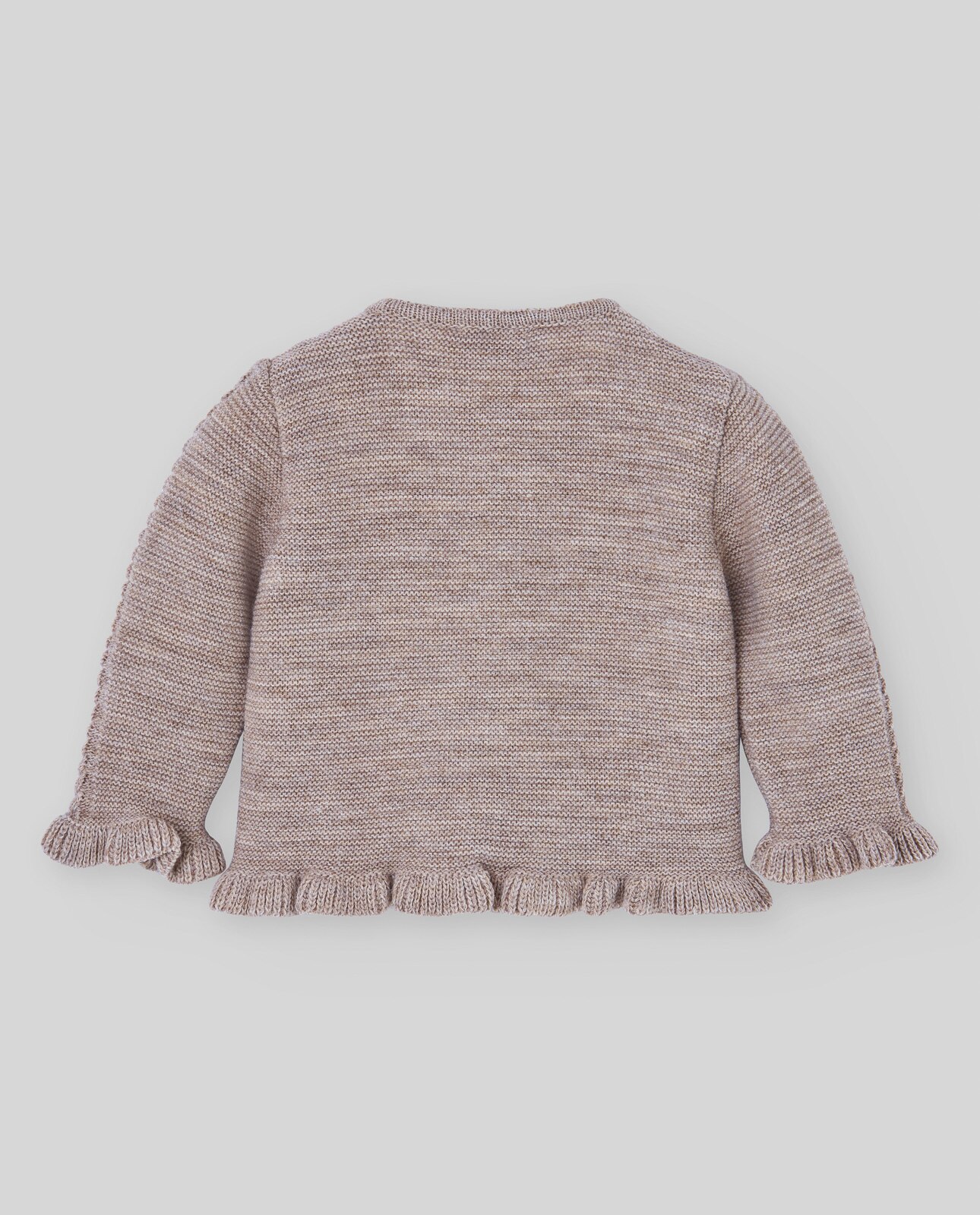 Chaqueta de punto de niña colección terra - PAZ Rodríguez - Avellana Avellana-2