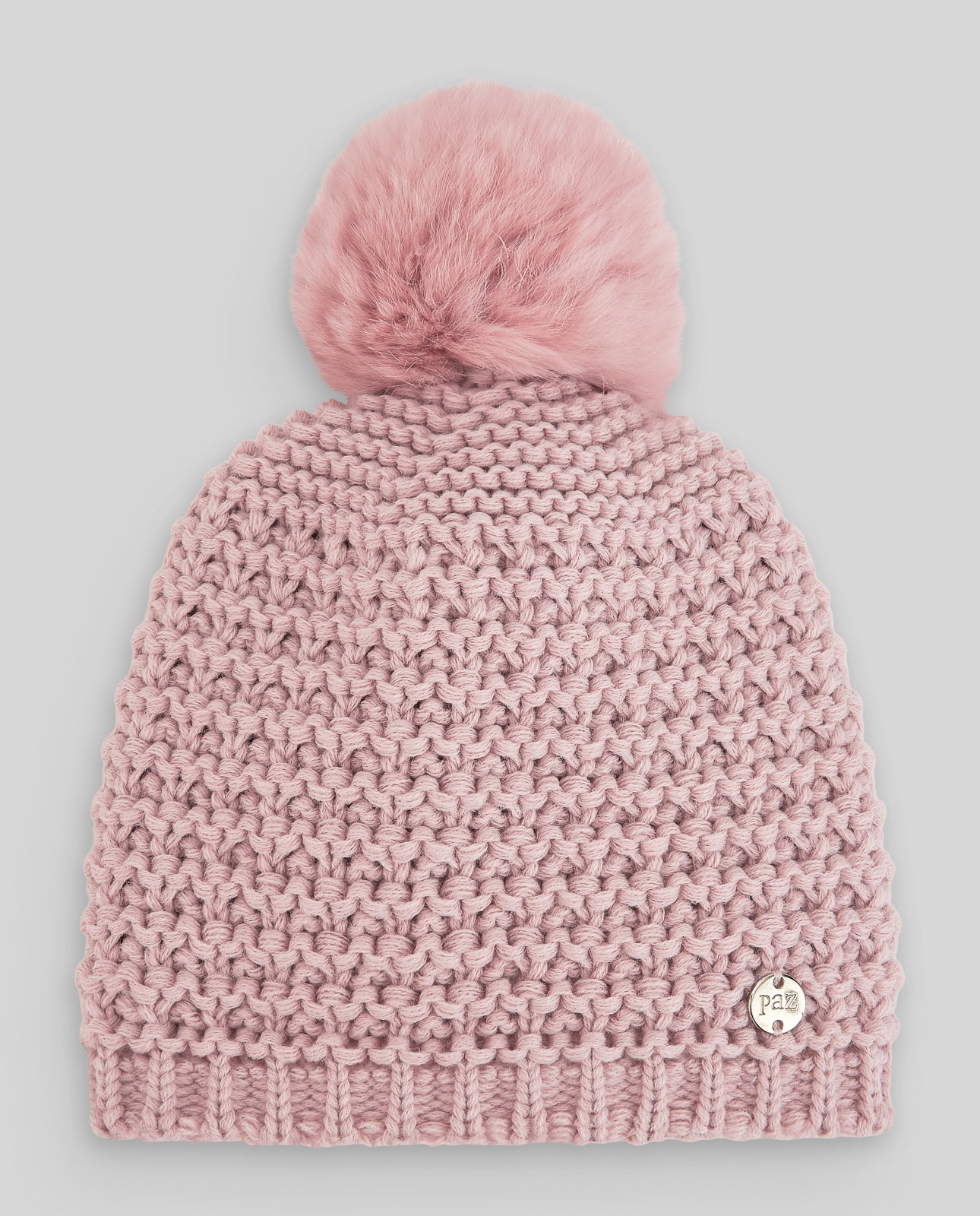 Imagen 1 de Gorro unisex colección esencial - PAZ Rodríguez - Rosa pastel Rosa pastel