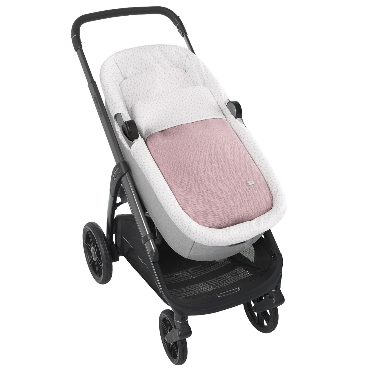 Saco para capazo Paz Rodríguez colección Feito - Rosa pastel Rosa pastel-1