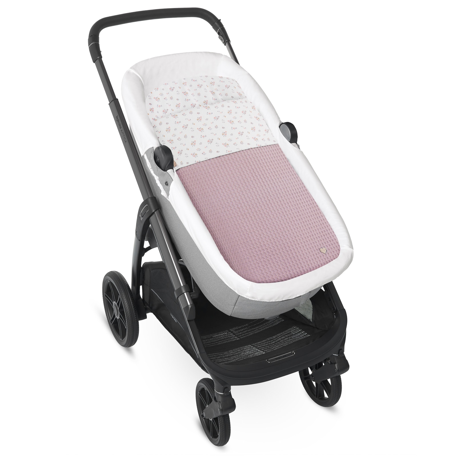 Saco para capazo Paz Rodríguez colección Labaza - Rosa pastel Rosa pastel-1