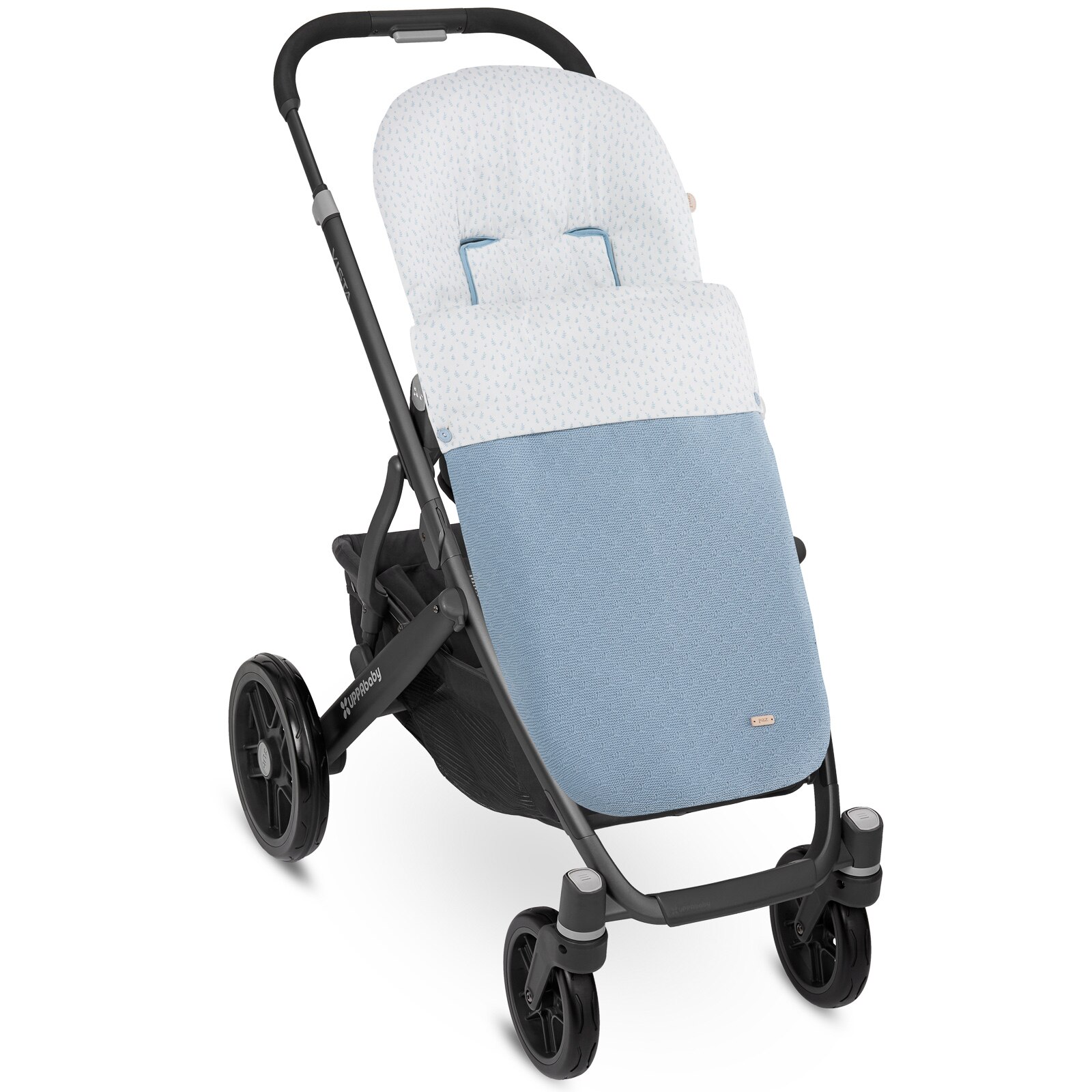 Saco para silla estrecha o ligera Paz Rodríguez colección Feito - Azul pálido Azul pálido-1