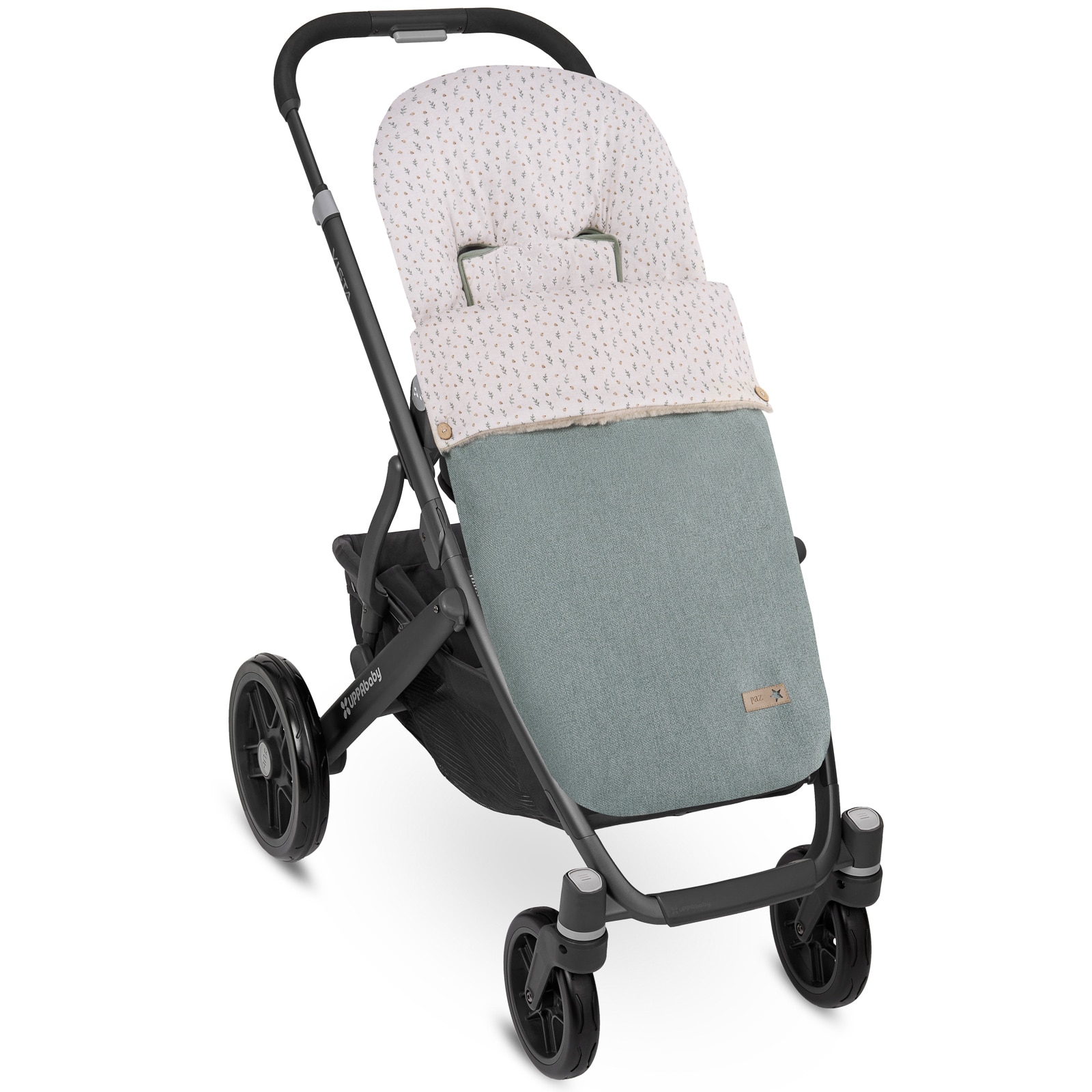 Saco para silla estrecha o ligera Paz Rodríguez colección Herba - Verde Musgo Verde Musgo-1
