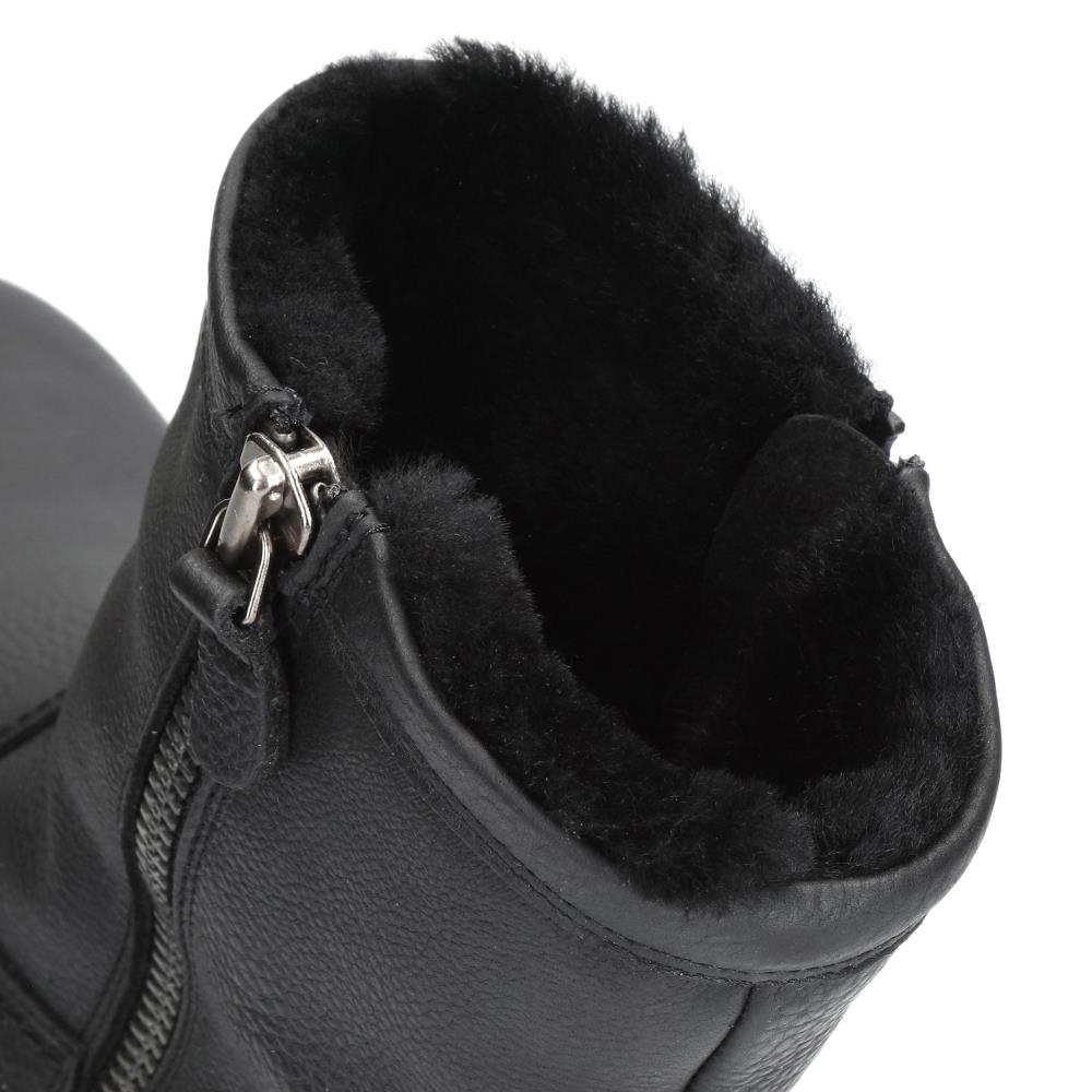 Imagen 4 de Bota en piel con forro de pelo natural - Panama Jack - Negro Negro