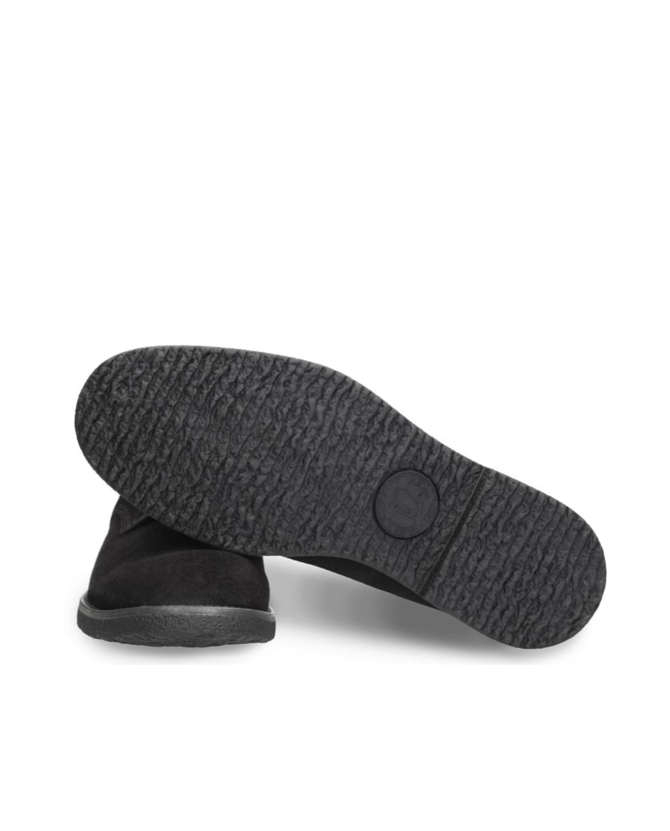 Imagen 3 de Zapatos de cordones en velour con forro de piel - Panama Jack - Negro Negro