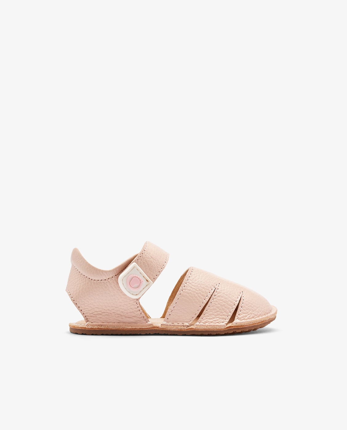 Sandalias de bebés diseño respetuoso con aberturas laterales - Conguitos - Rosa Rosa-1